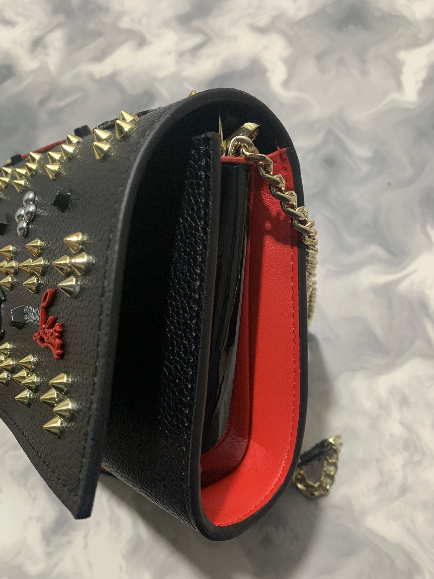 Chr1st1an louboutin bag-14*23*5cm