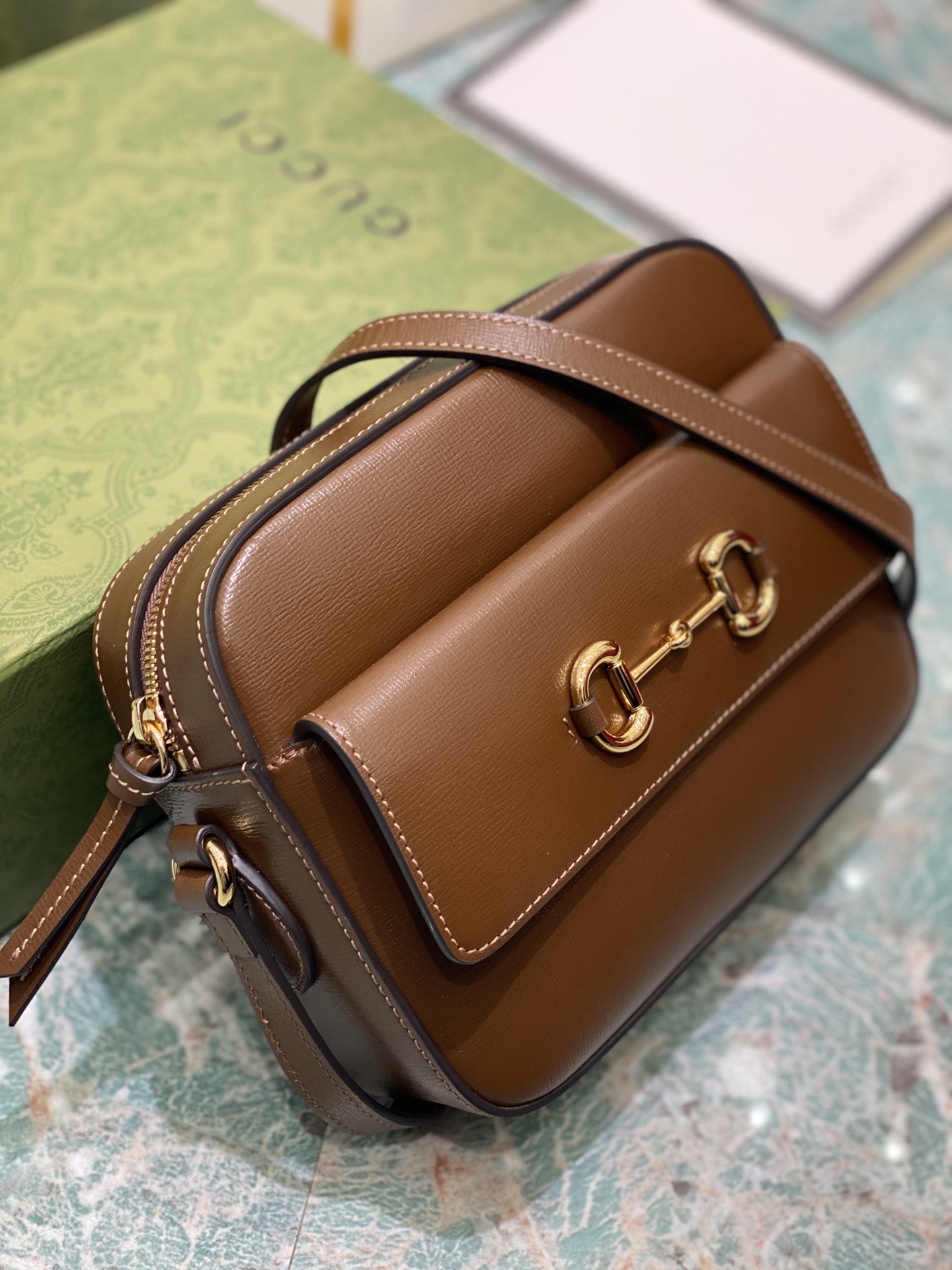 G*u*i 1955 handbag-22.5*17*6.5cm