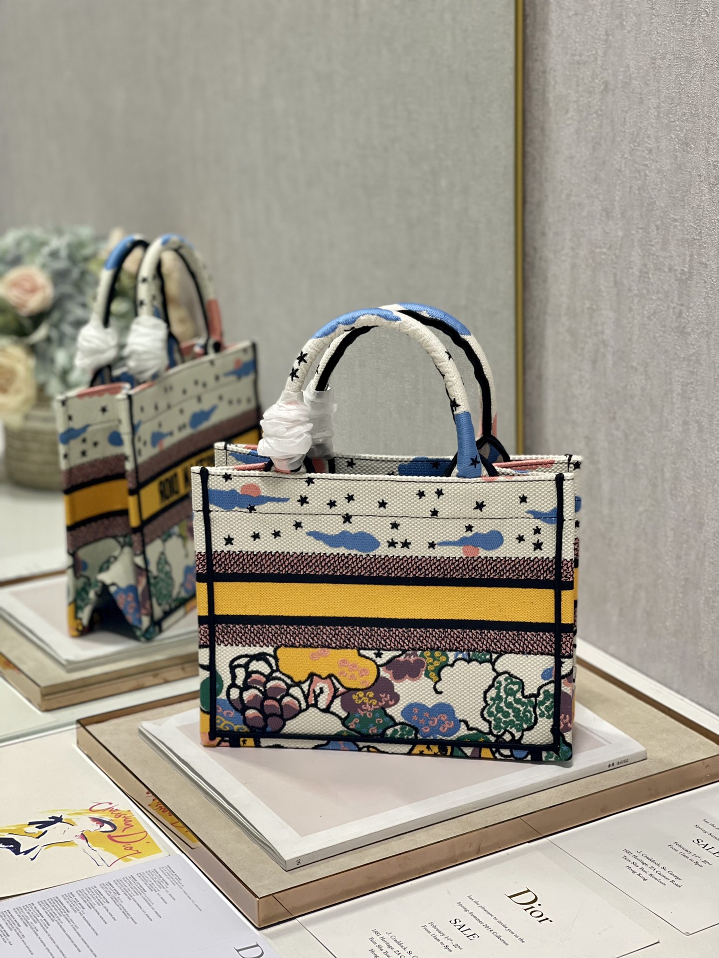 D*or small book tote-26*8*22cm