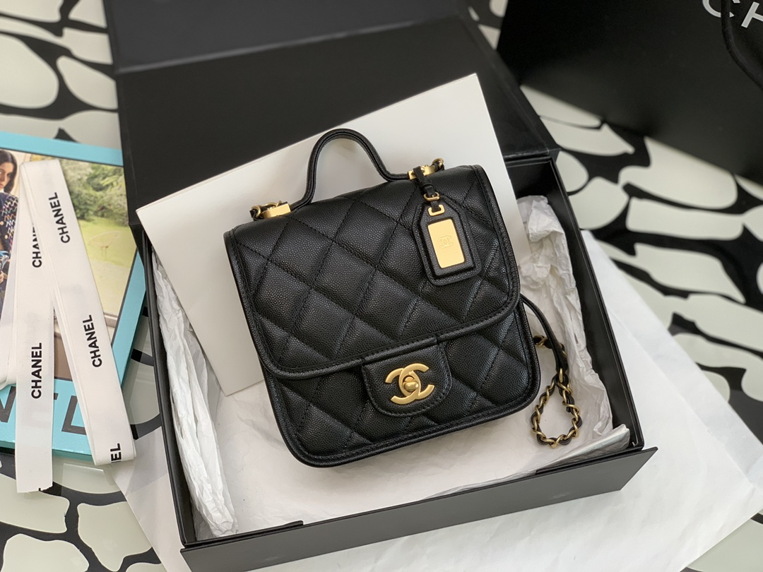 Ch@nel Flap Bag-17*20.5*6CM