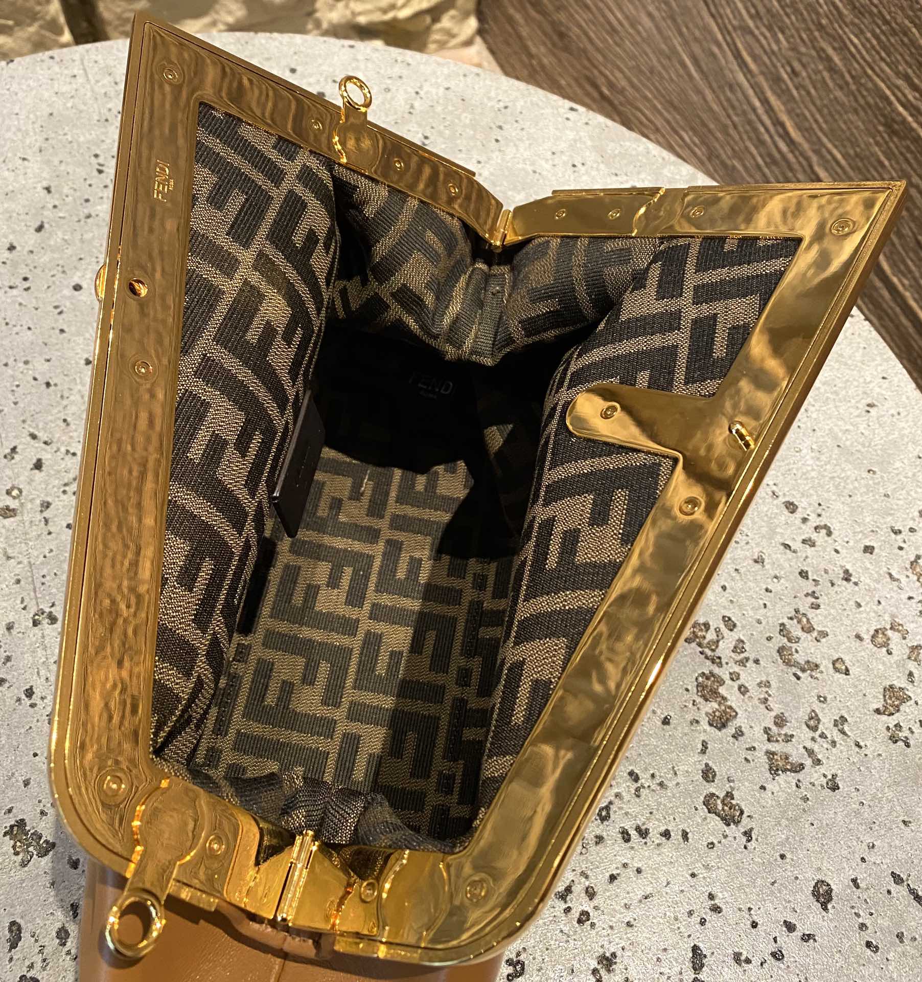 F**di first bag-26*18*9.5/32.5*23.5*15cm