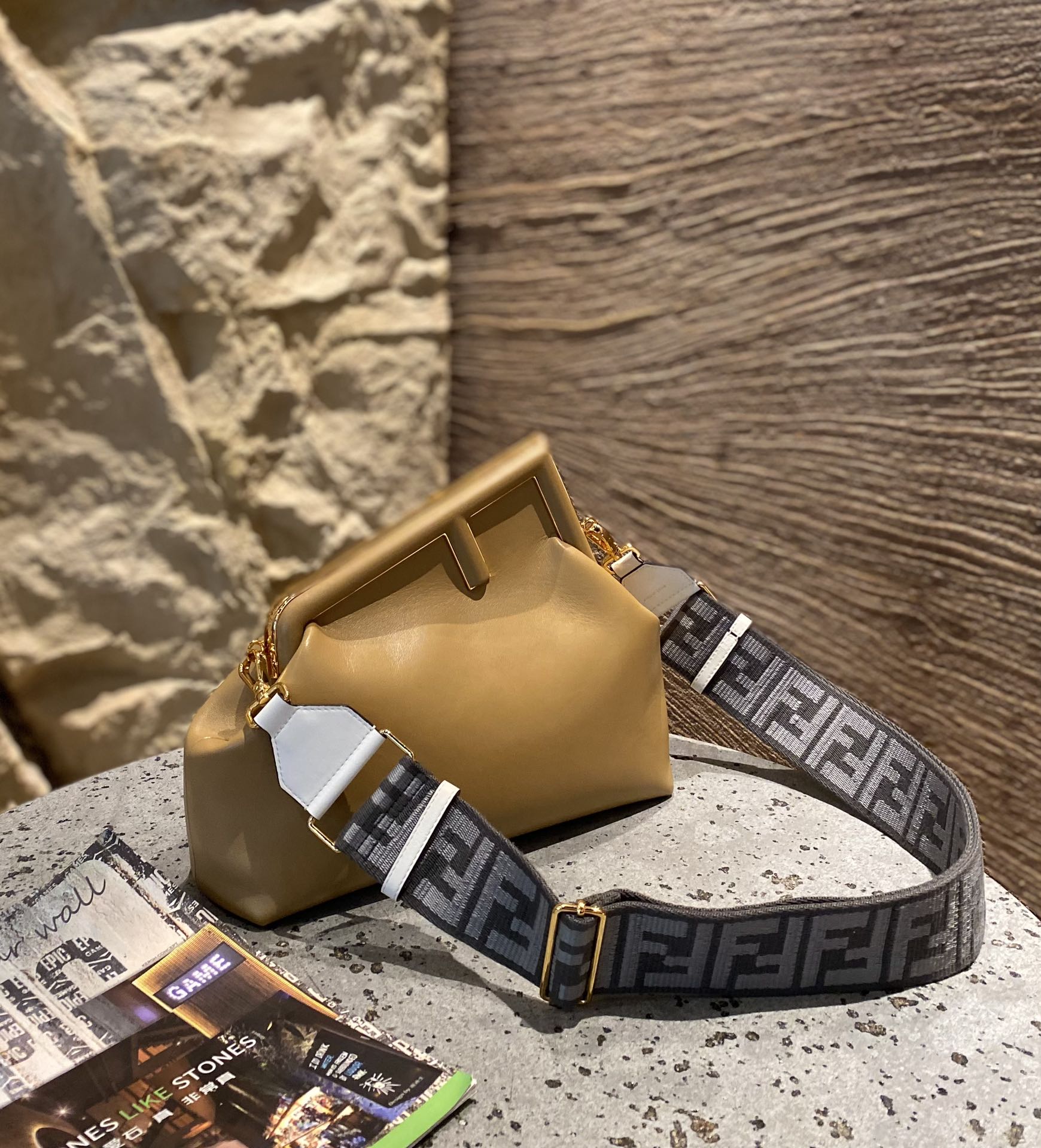 F**di first bag-26*18*9.5/32.5*23.5*15cm