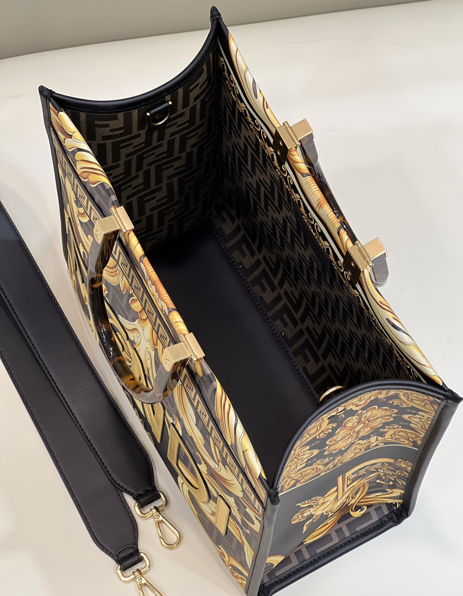 F**di & versace tote-36*17*31cm