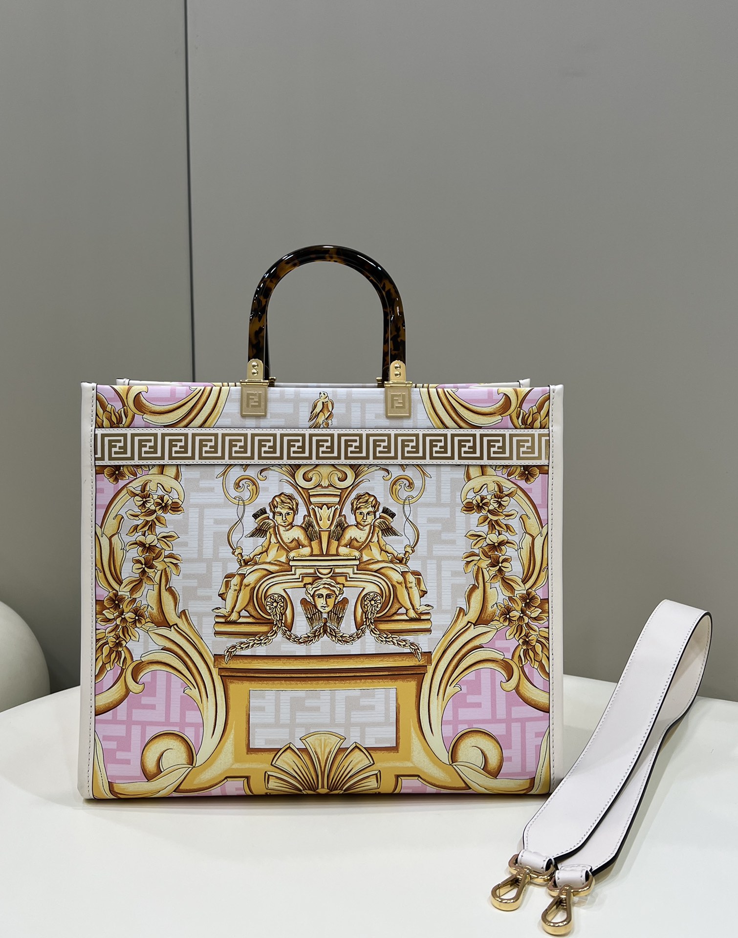 F**di & versace tote-36*17*31cm