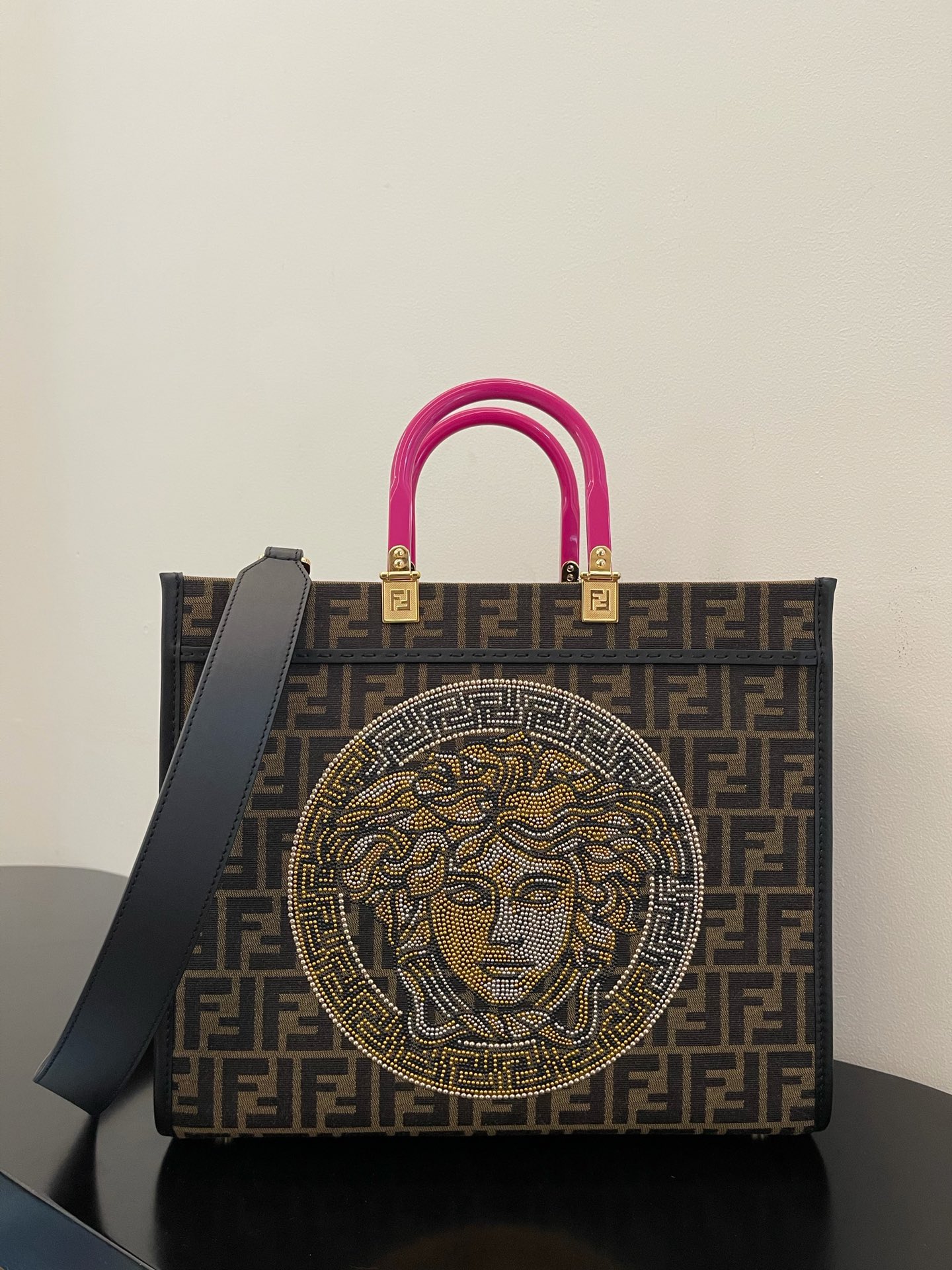 F**di & versace tote-36*17*31cm