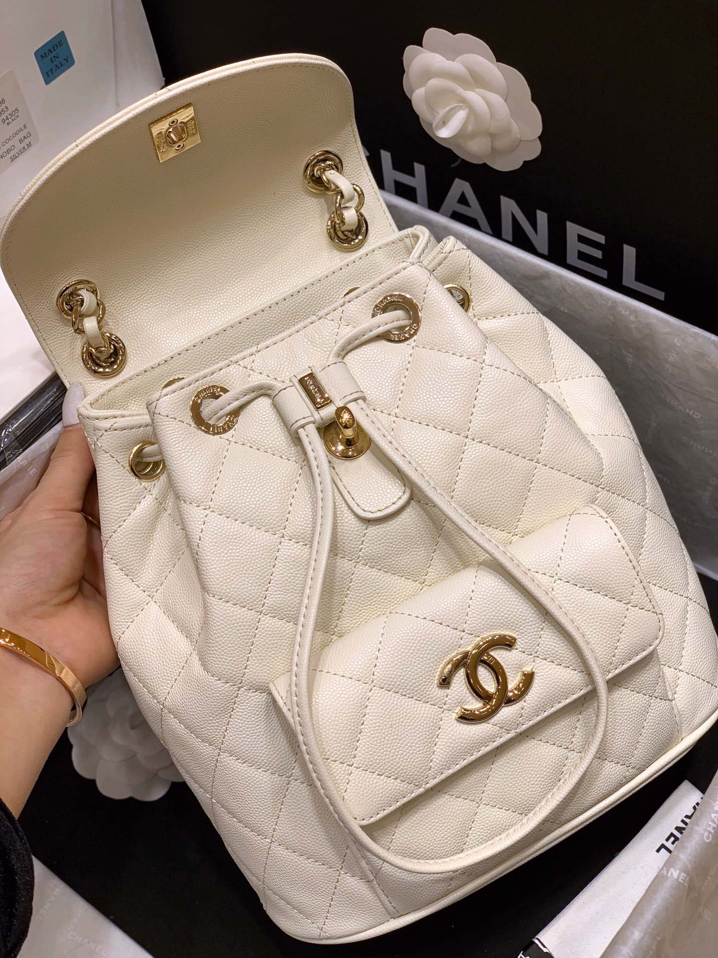 Ch@nel Backpack -22.5x24x12CM