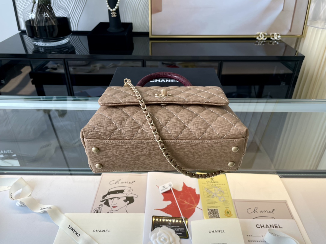 Ch@nel Coco Handlebag-23CM