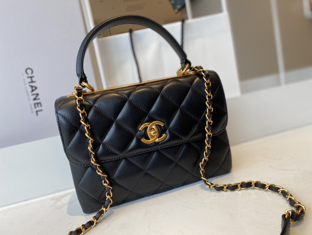 Ch@nel Trendy CC-Ancient Gold-25*17*12CM