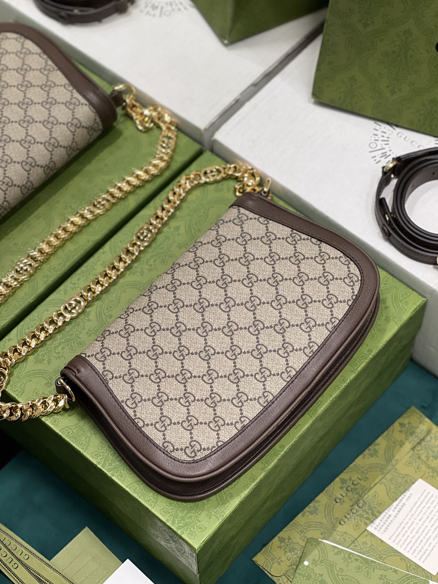 G*u*i blondie shoulder bag-28*16*4cm