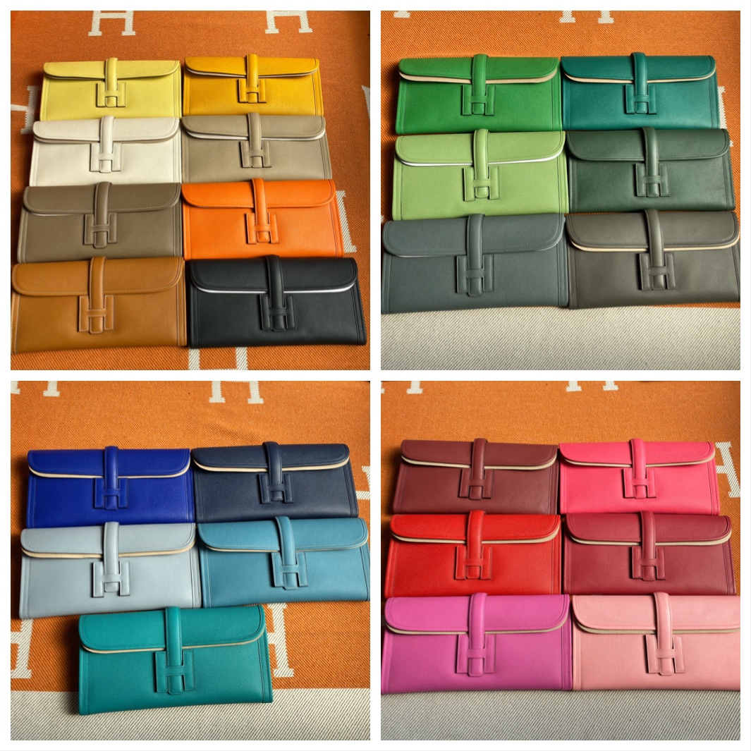 H**mes jige 29 pouch-epsom-29cm