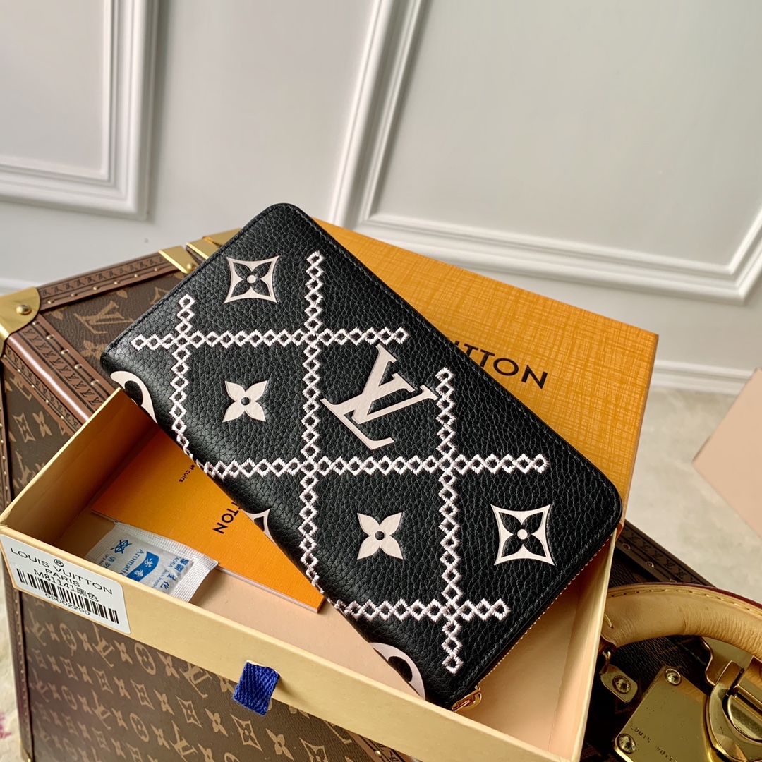 l0*is V*t0n monogram vernis zippy wallet m81141-19.5x10.5x2.5cm