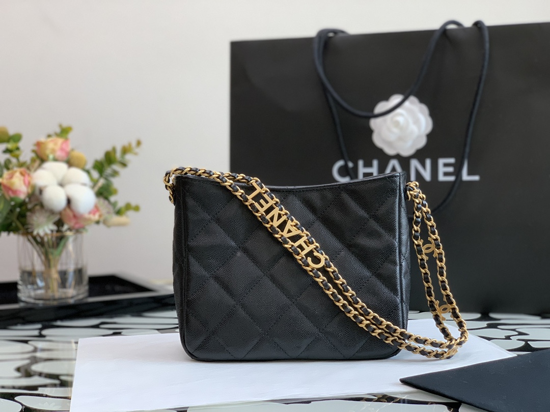 Ch@nel Hobo Bag-19x16x8CM