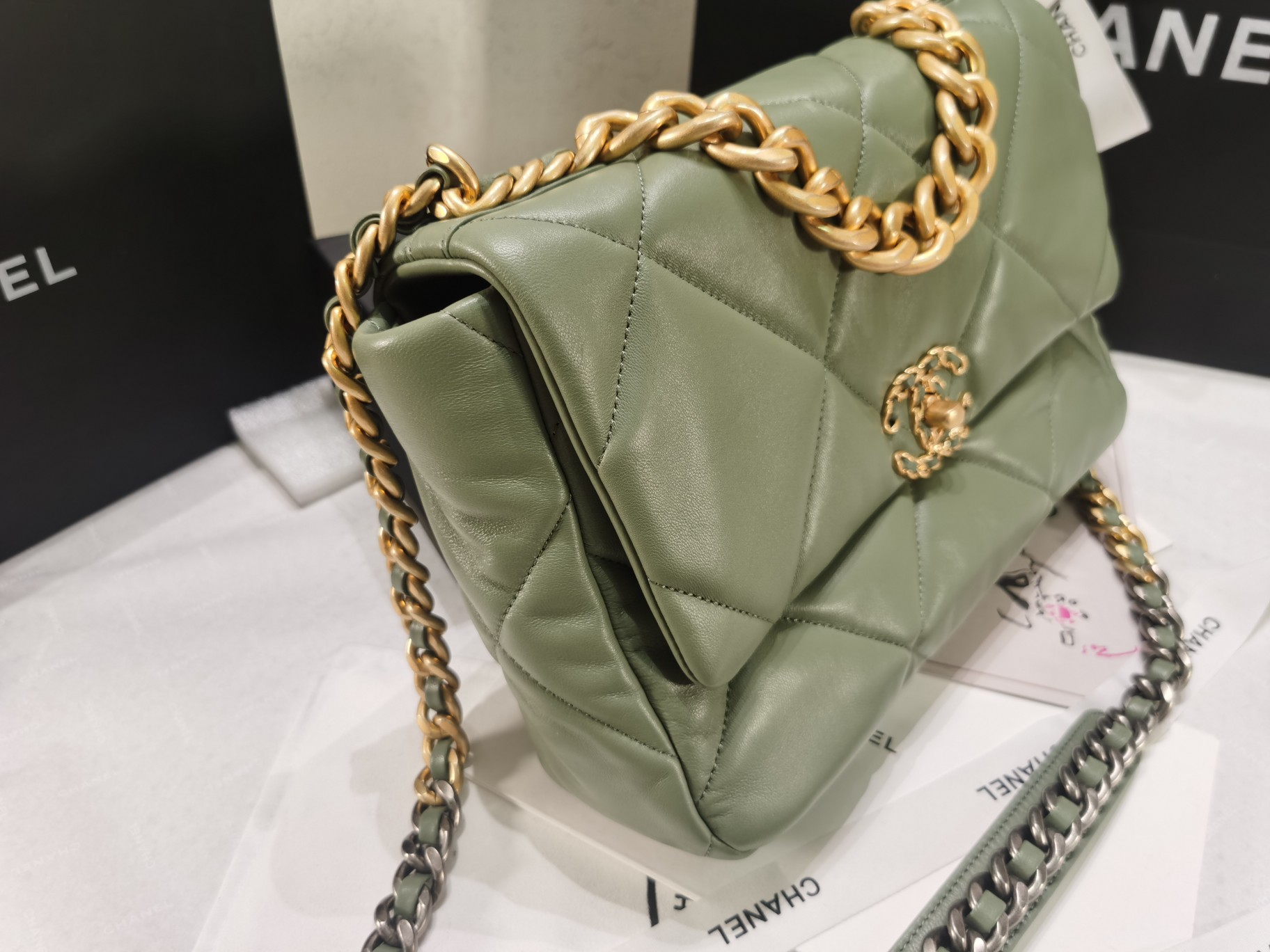 Ch@nel 19 Flap Bag-26&30CM