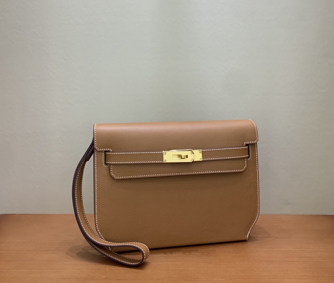 H**me5 Epsom Kelly Depeches 25 Pouch-29CM