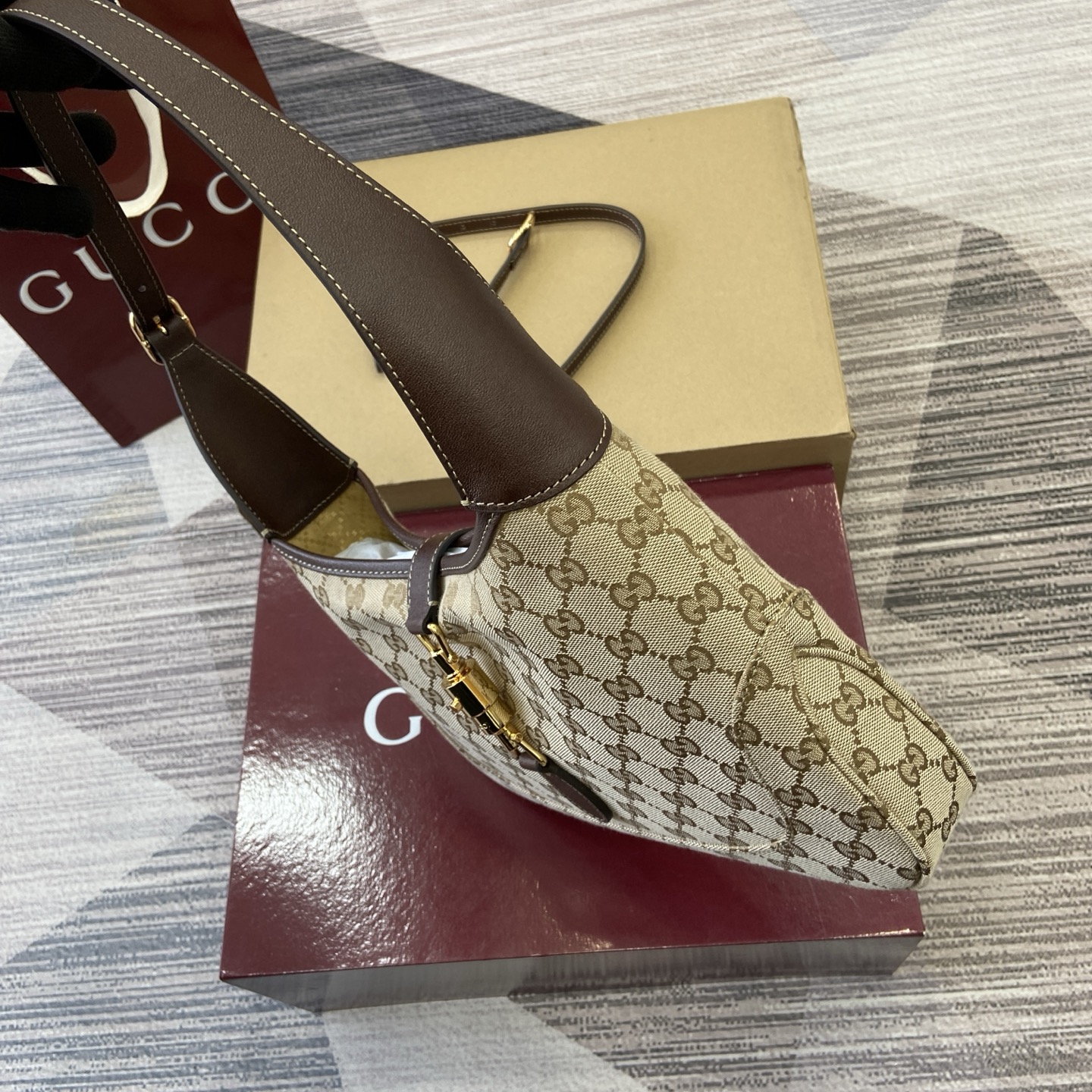 Gvc*1 Jackie 1961 Hobo Bag-28*19*4.5CM