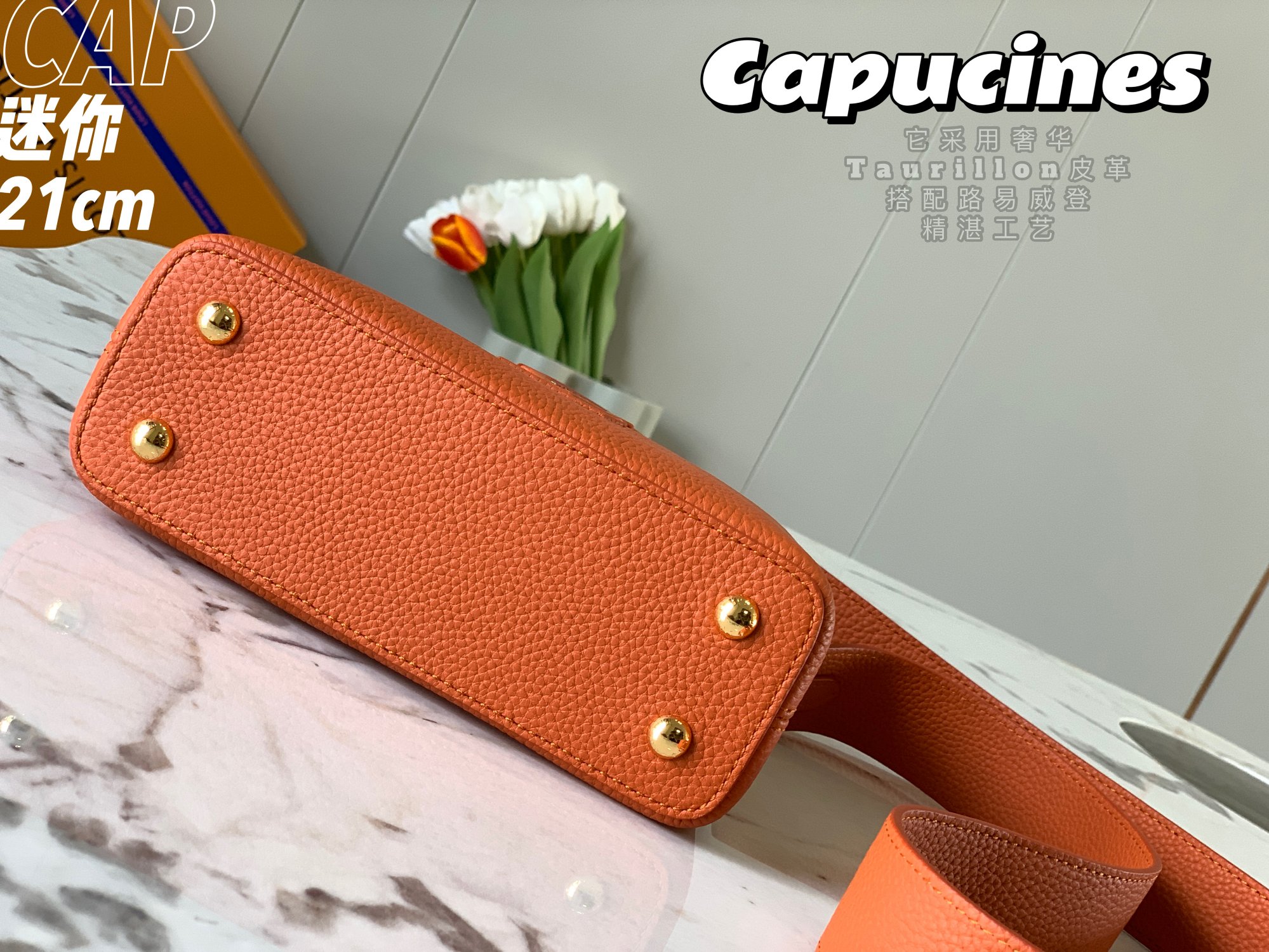 l0*is V*t0n mini capucines handlebag-21*14*8cm