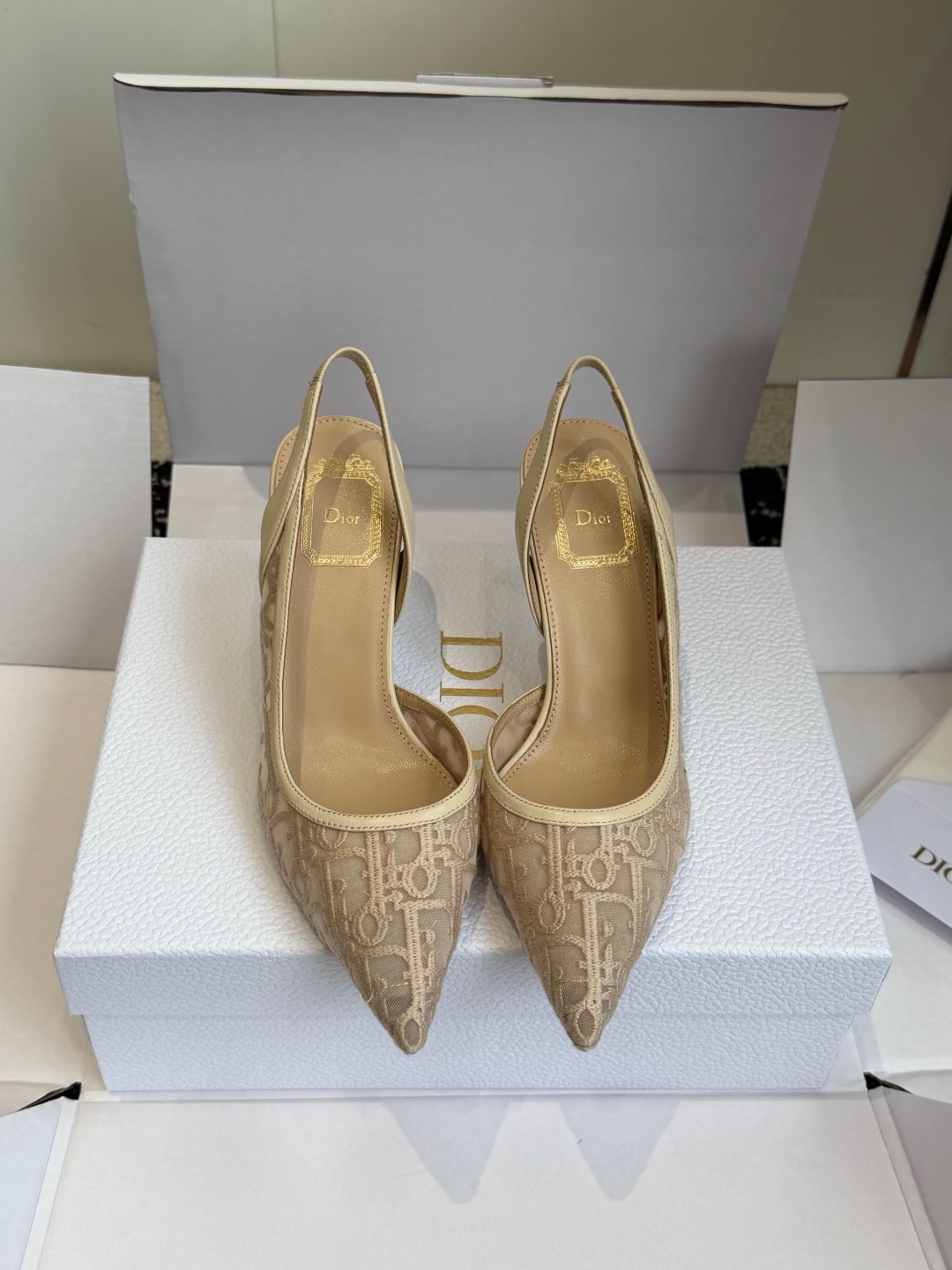 Dio*r AD10rable Slingback Pumps-7.5CM