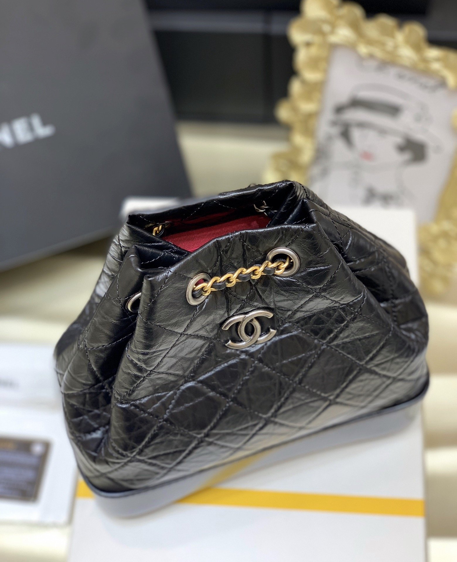 Ch@nel Gabrielle Backpack-23x22.5x10.5CM