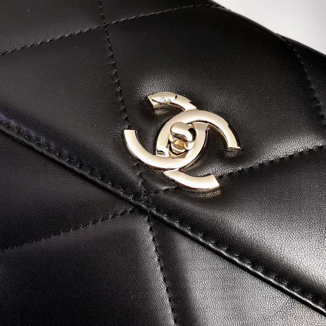 Ch@nel Trendy CC-Champagne Gold-24.5*17*7CM