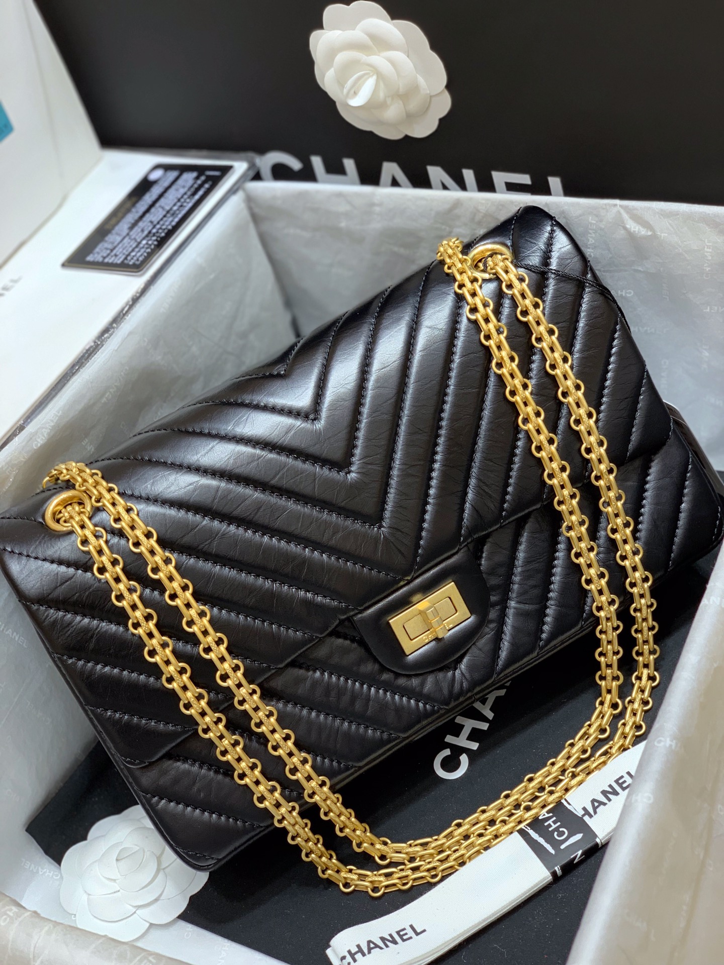 Ch@nel Reissue 2.55 Flap Bag -28CM