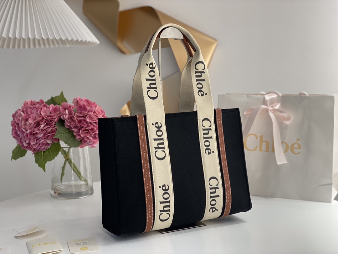 Chloe Woody Tote Bag