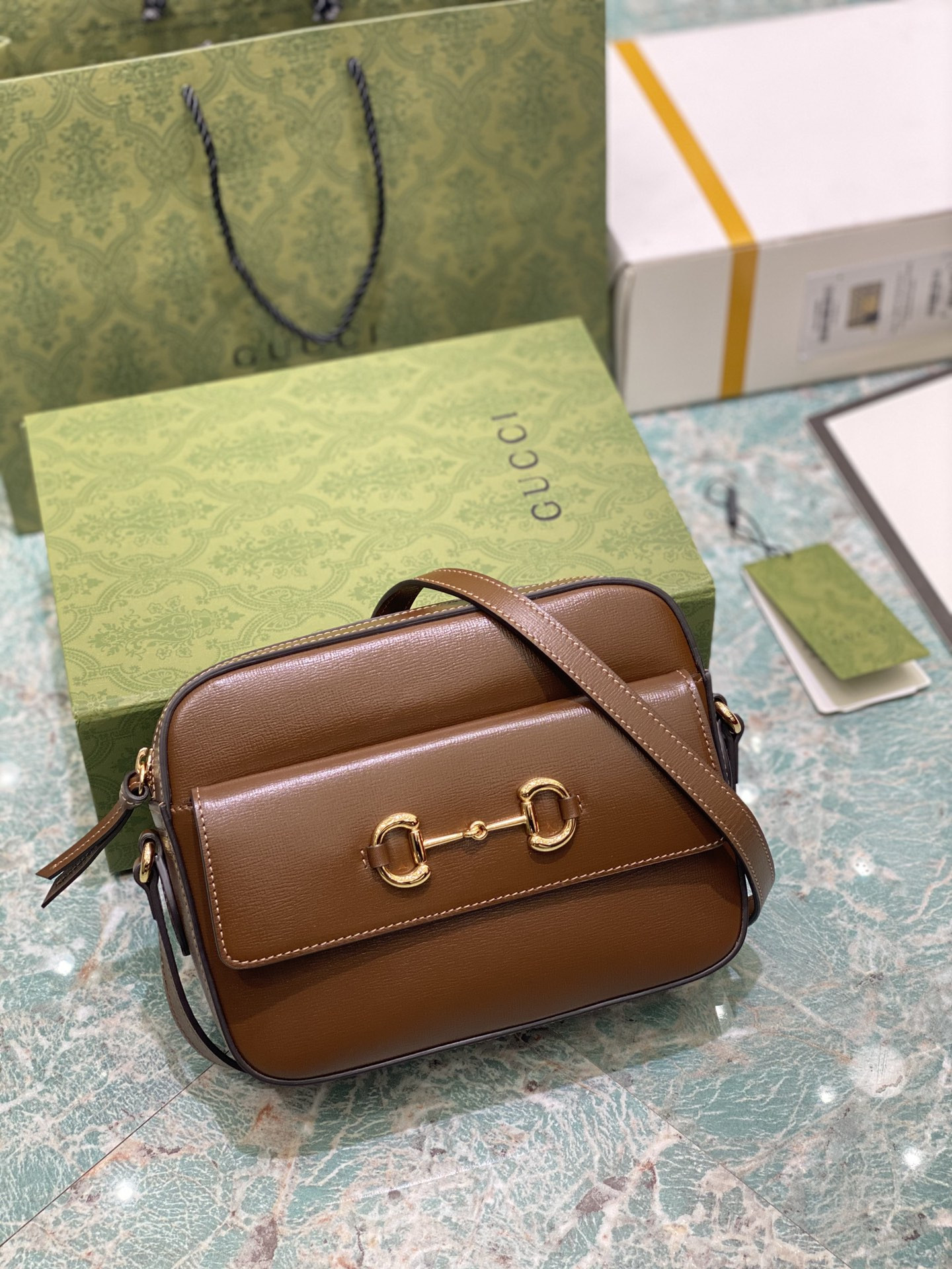 G*u*i 1955 handbag-22.5*17*6.5cm