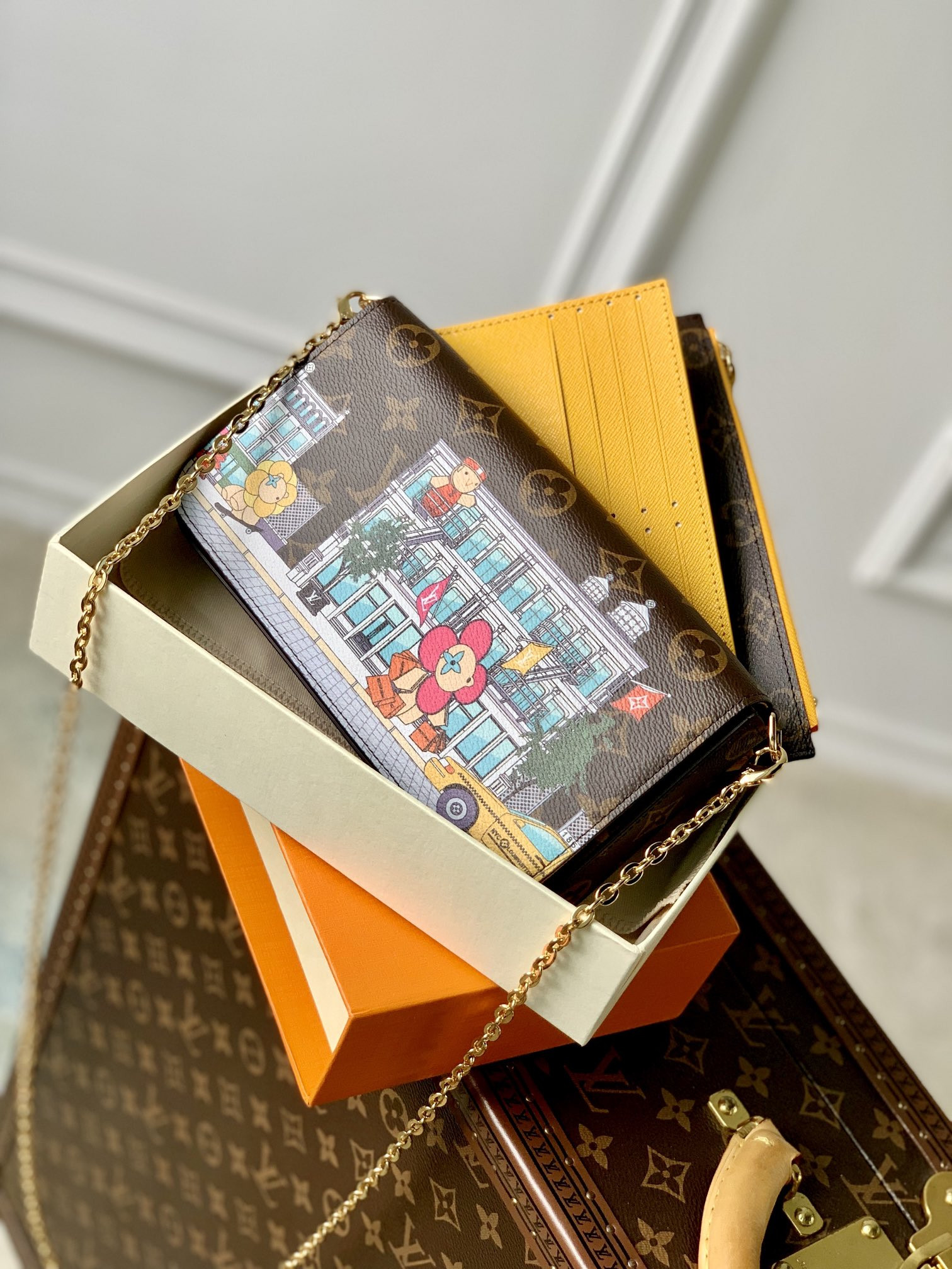 l0*is V*t0n pochette félicie-m80859-21*11* 2cm