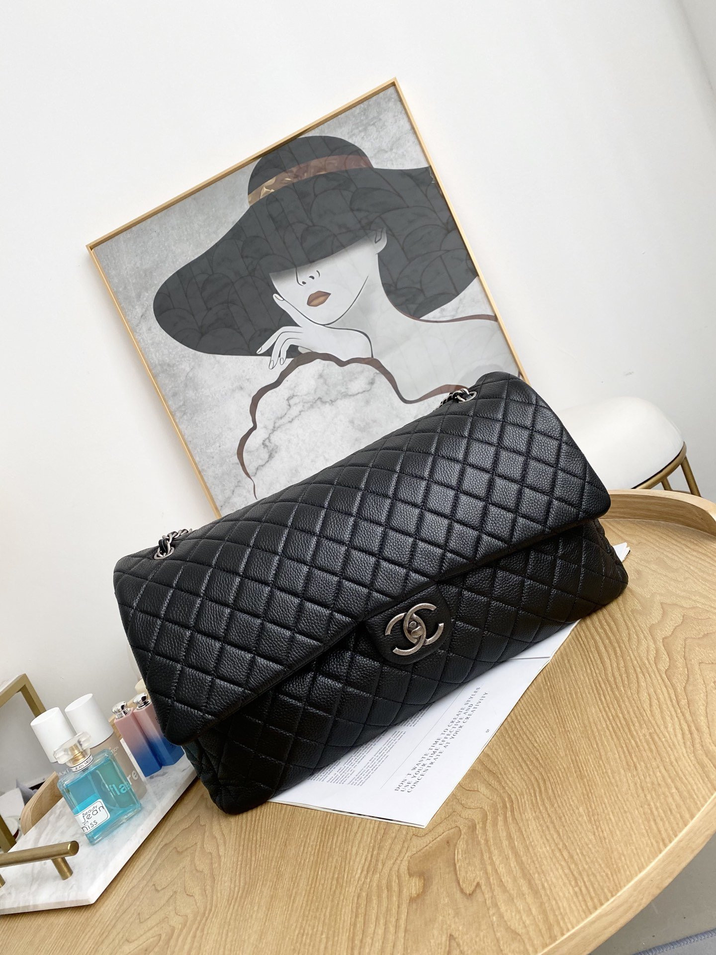 Ch@nel Flap Bag-44*14*28CM
