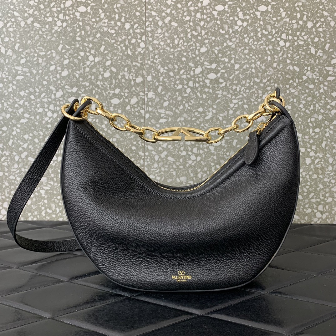 Valentino Garavani Vlogo MoonHobo Tote-29x23x11CM