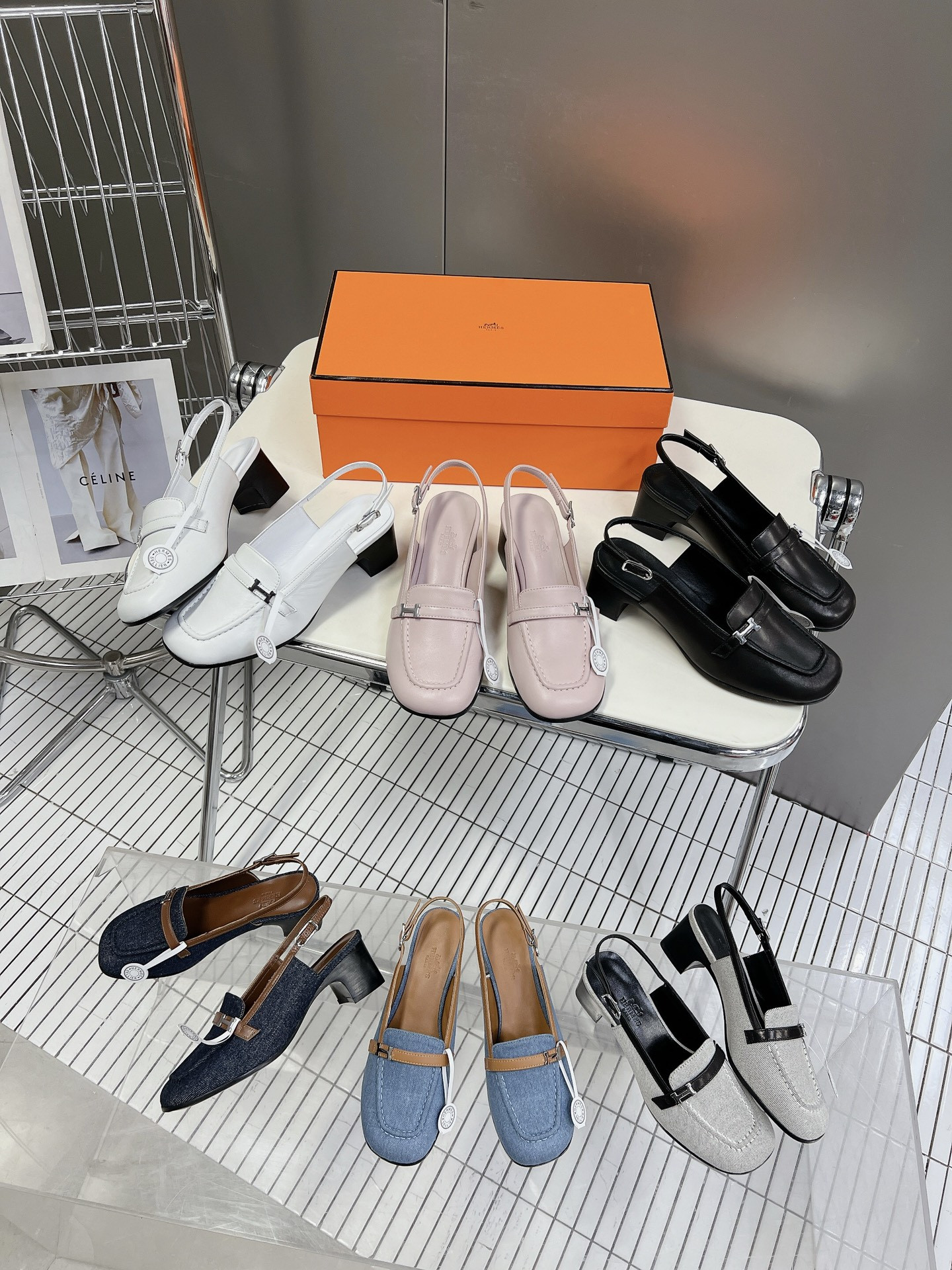 H**mes 2024ss sandals-5cm