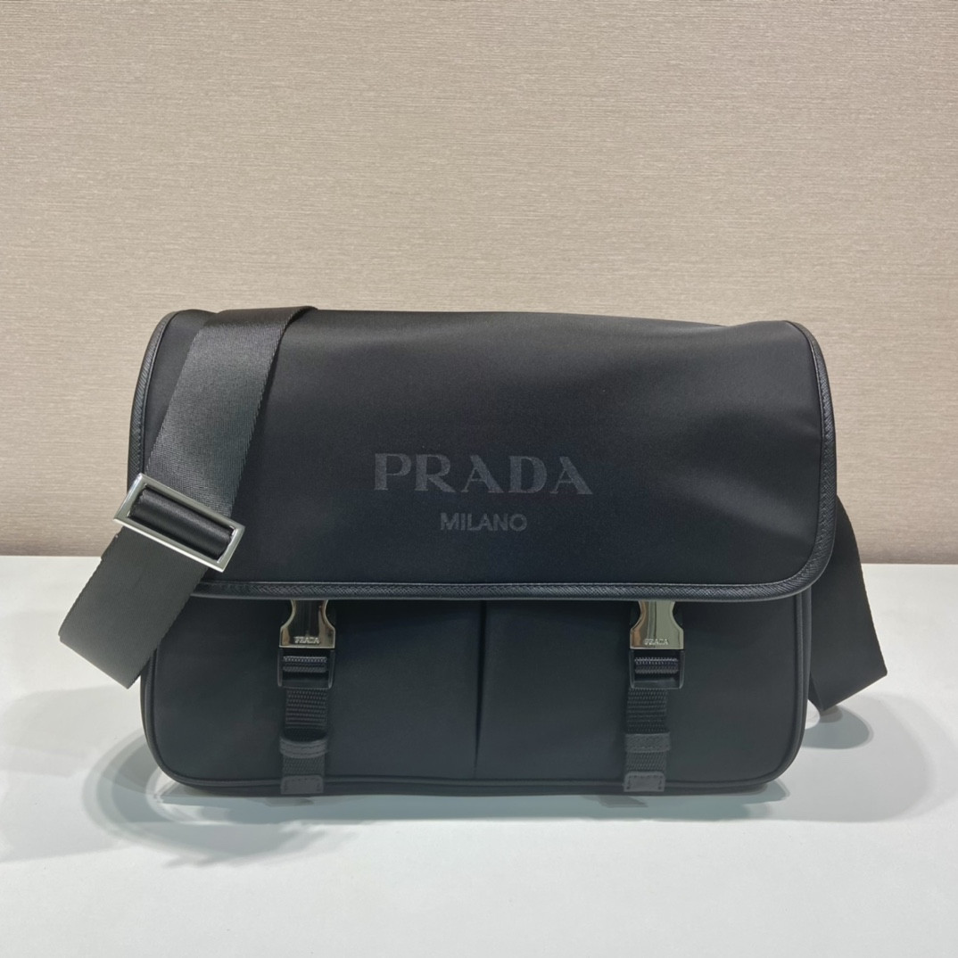 Pra*a saffiano va0768 message bag-32*24*12cm