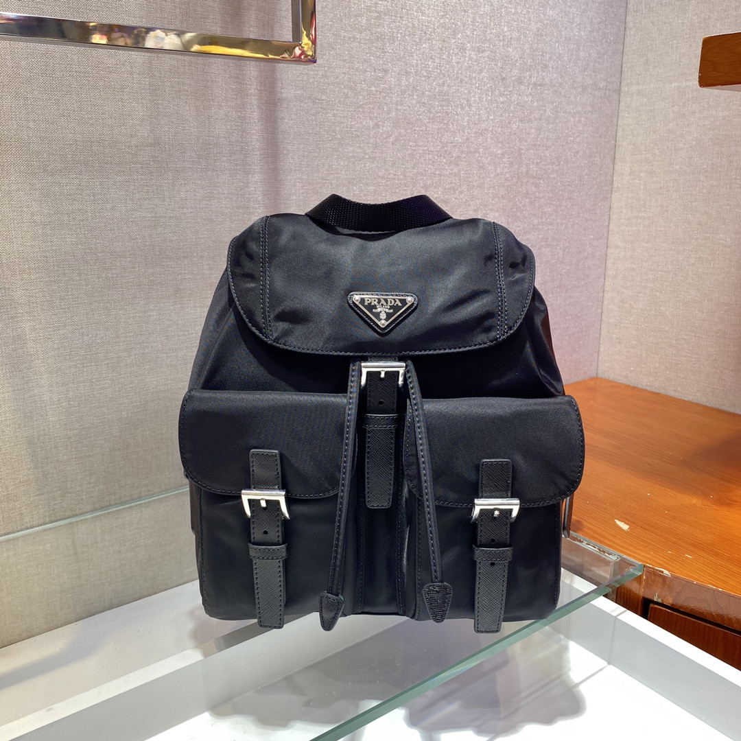 Pra*a re-nylon 1bz677 backpack-12*23.5*28cm