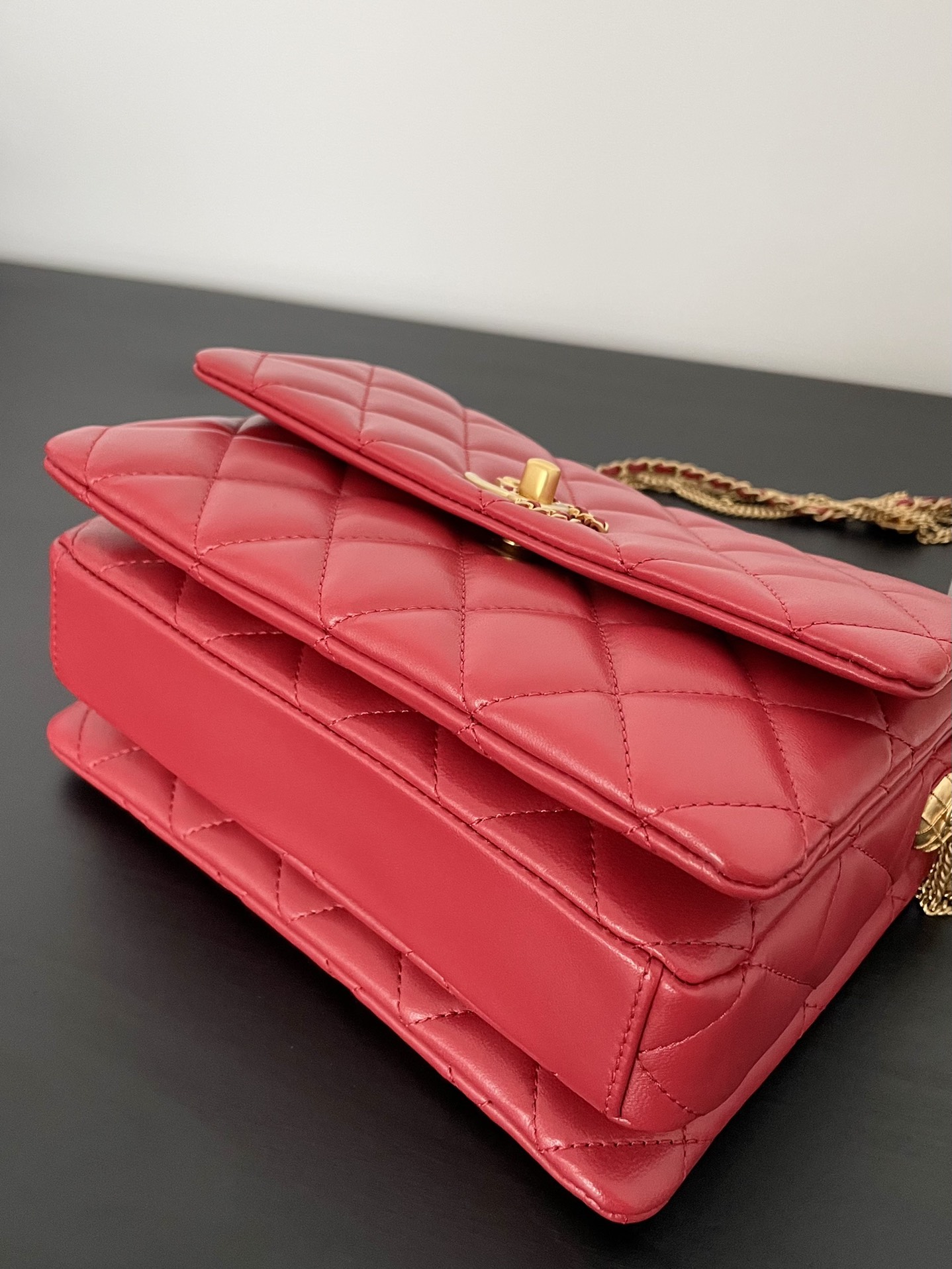 Ch@nel Flap Bag-21.5*14*10CM