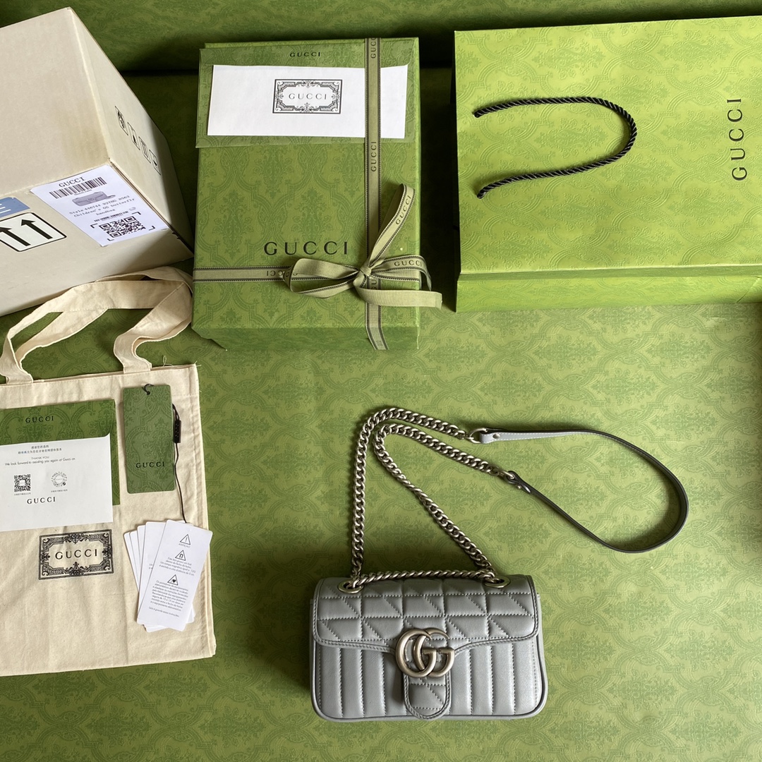 G*u*i marmont bag-14*23*6cm