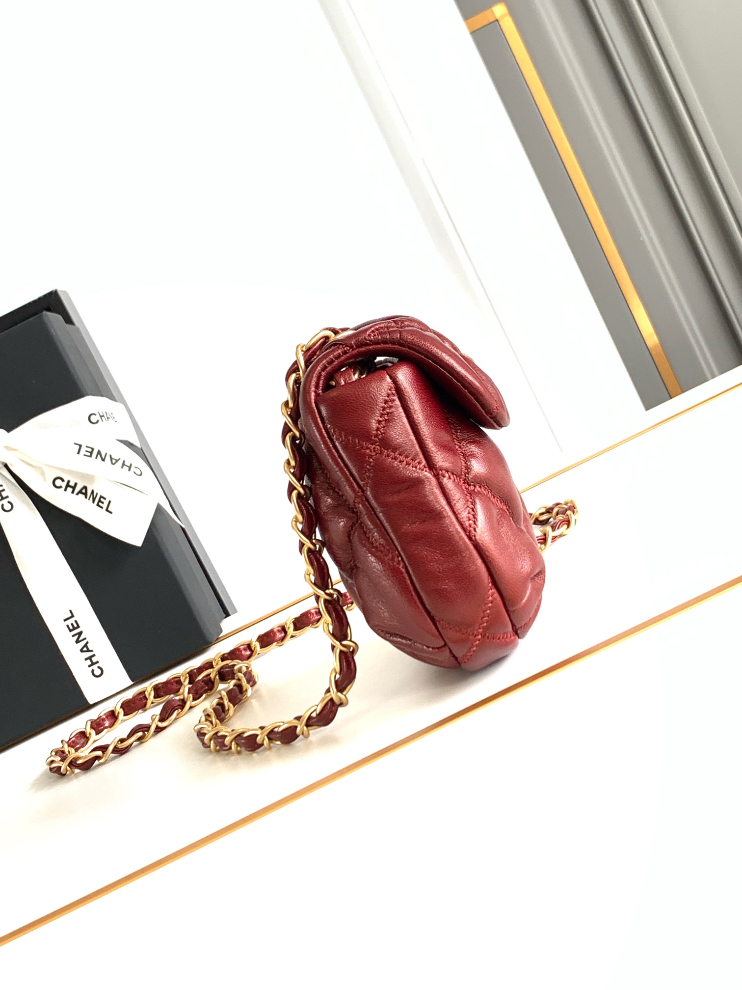 Ch@nel Saddle Bag-15.5/14/3CM