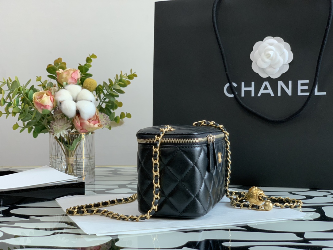 Ch@nel Cosmetic Bag-16.5×10×8CM