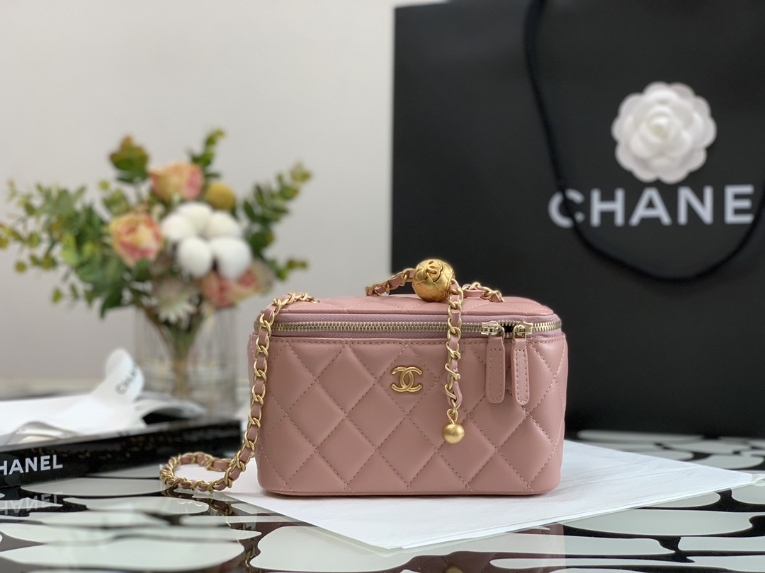 Ch@nel Cosmetic Bag-16.5×10×8CM