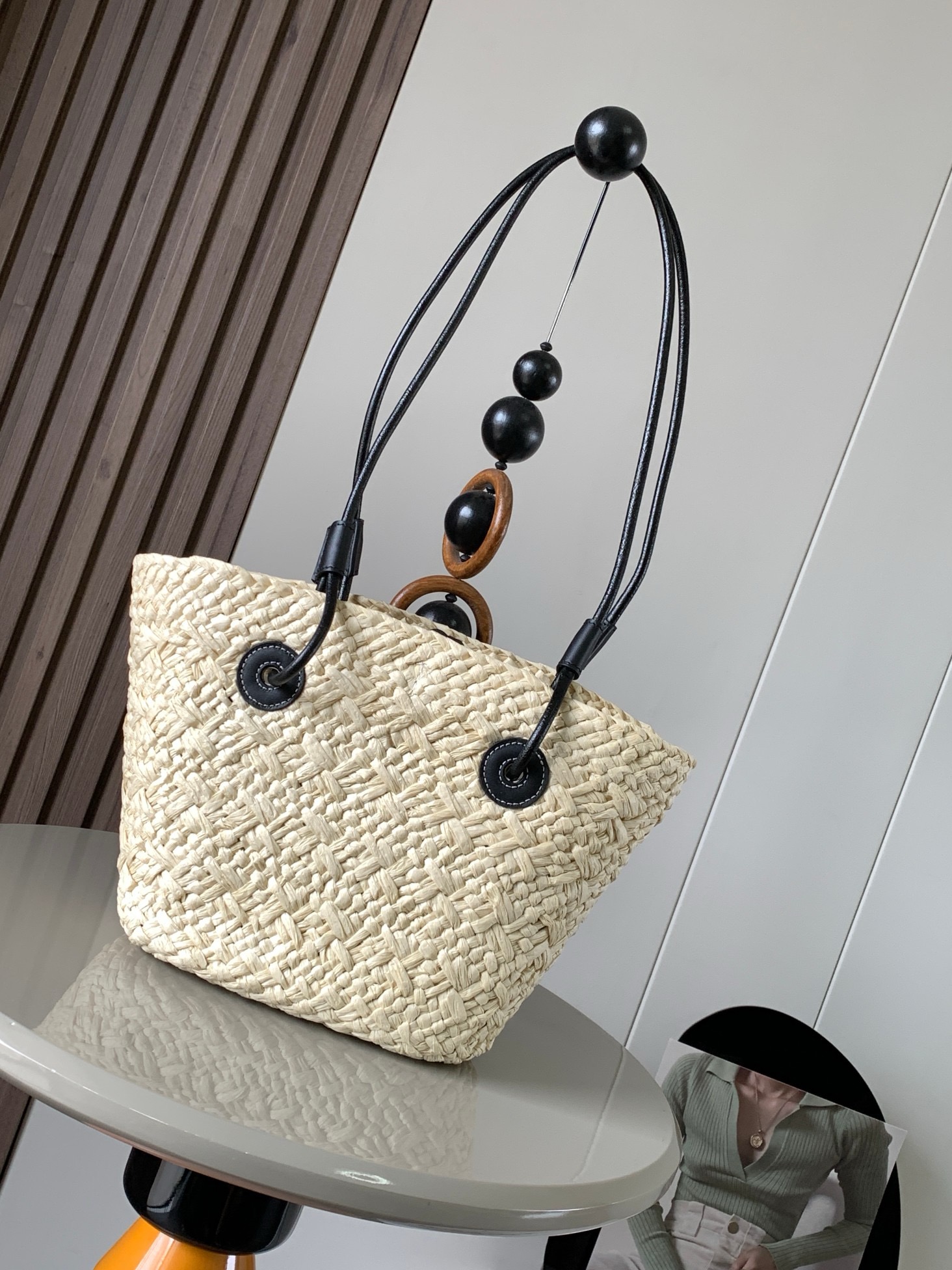 L0ew* anagram basket tote-34*16.5*13cm