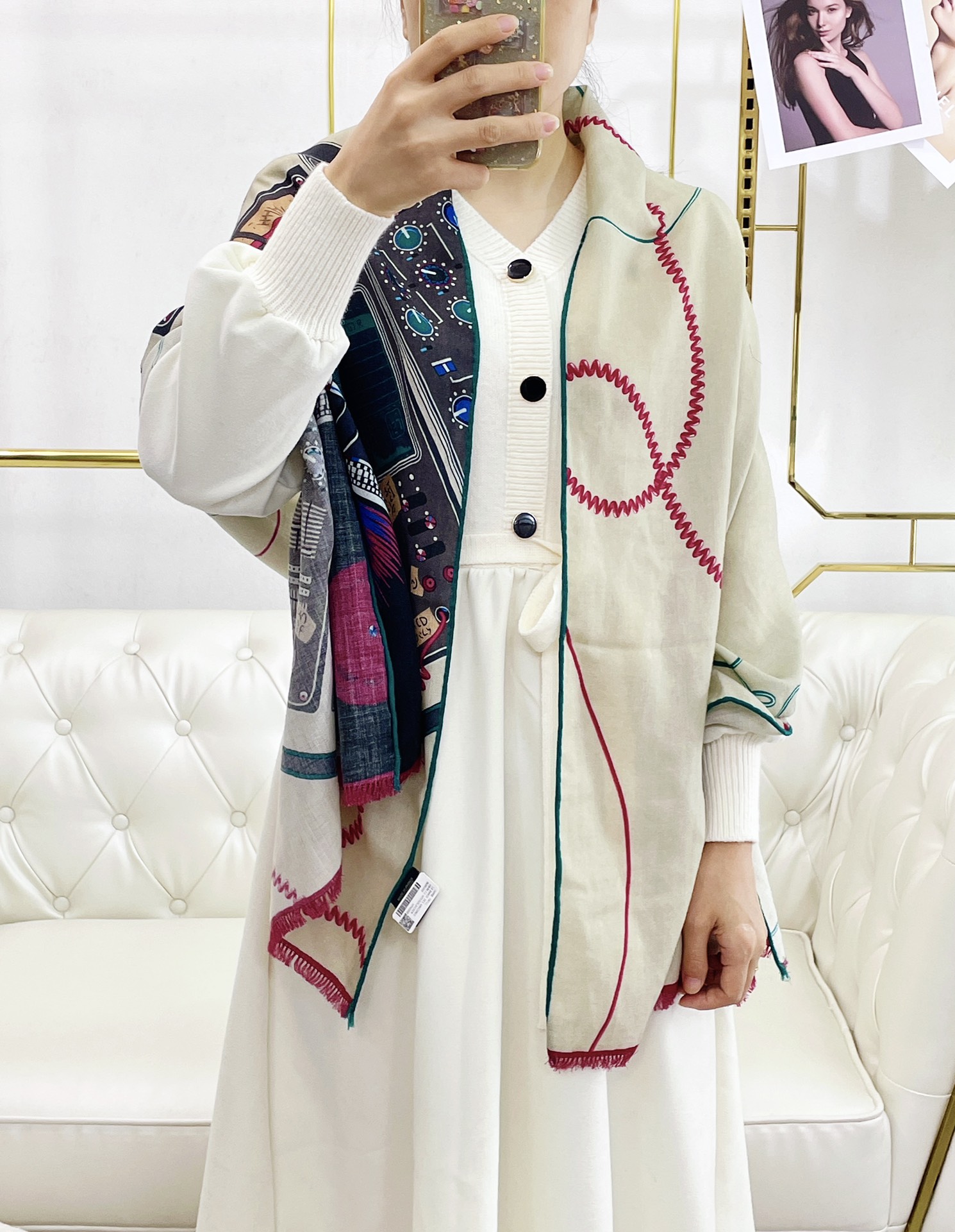 H**mes cashmere scarf-80*200cm