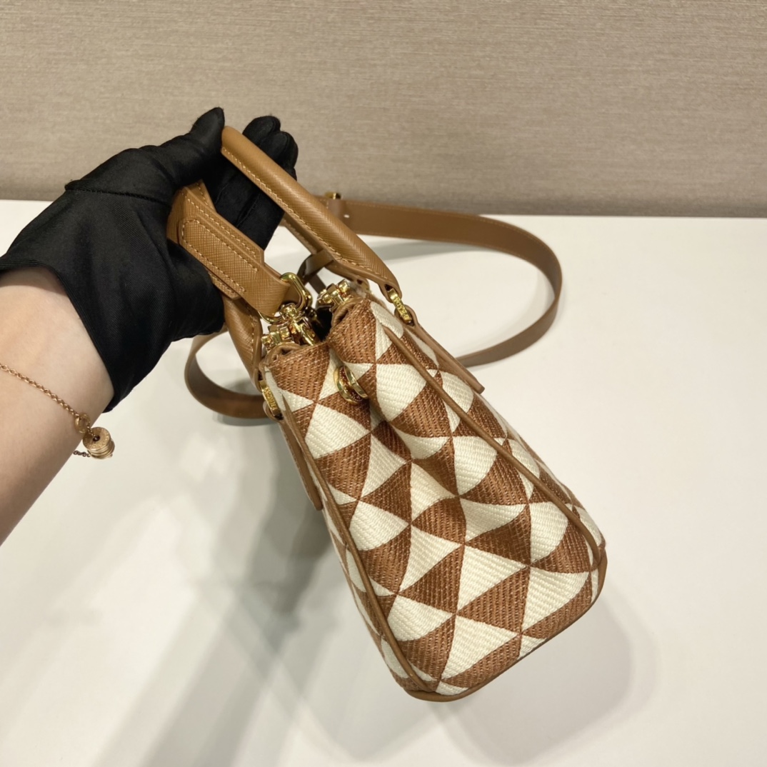 Pra*a borsa galleria in saffiano 1ba846-20*14*11cm