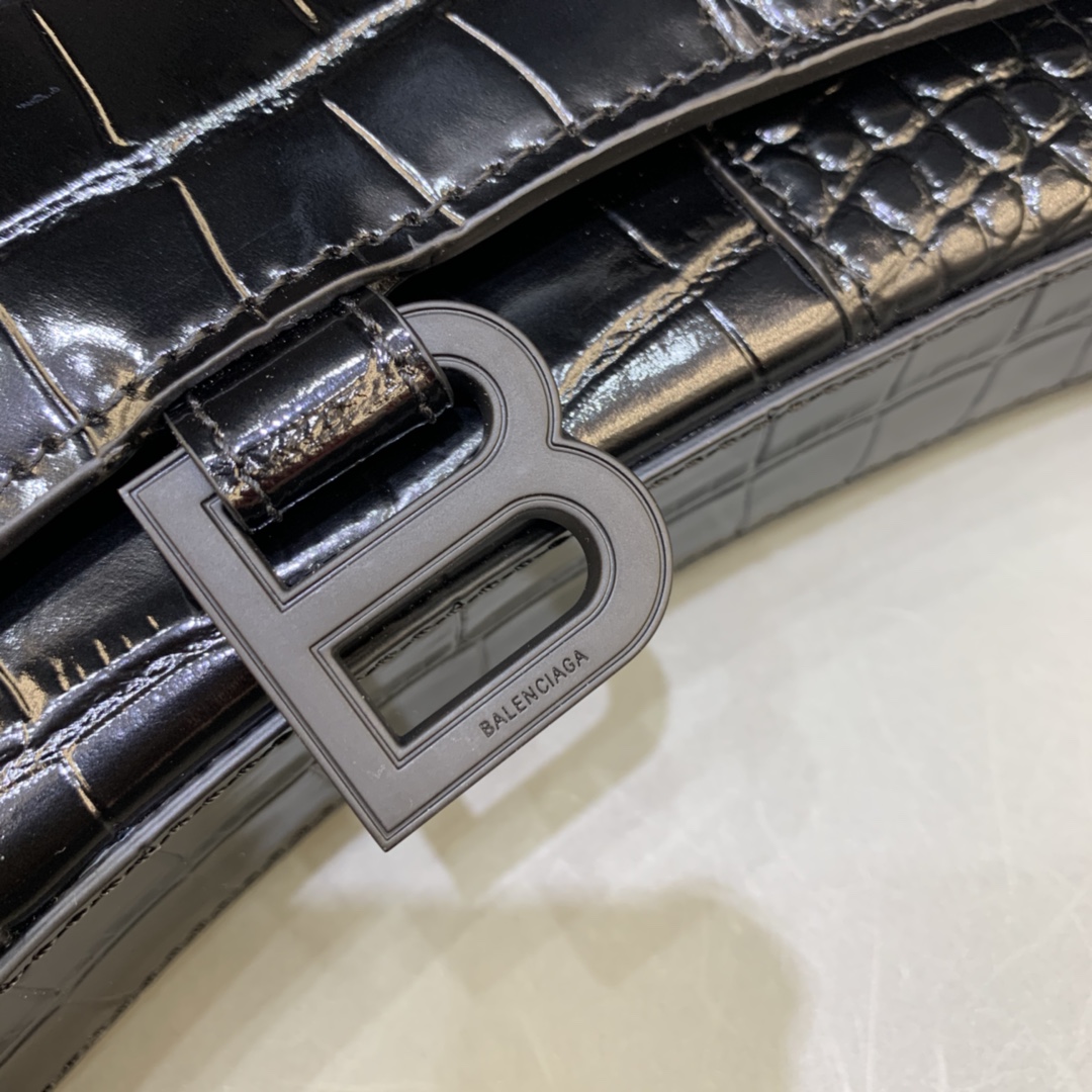 Ba*len*cia*ga hourglass wallet on chain-19*4*12cm