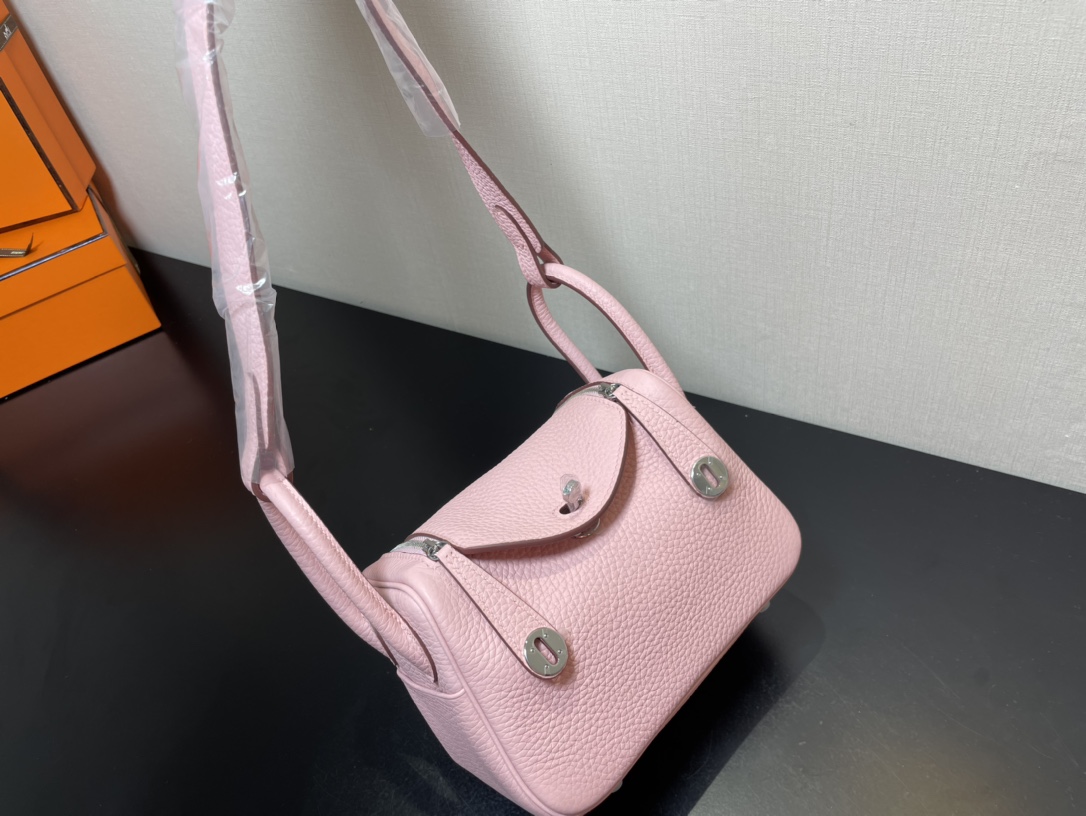 H**mes lindy 19-togo leather-19cm