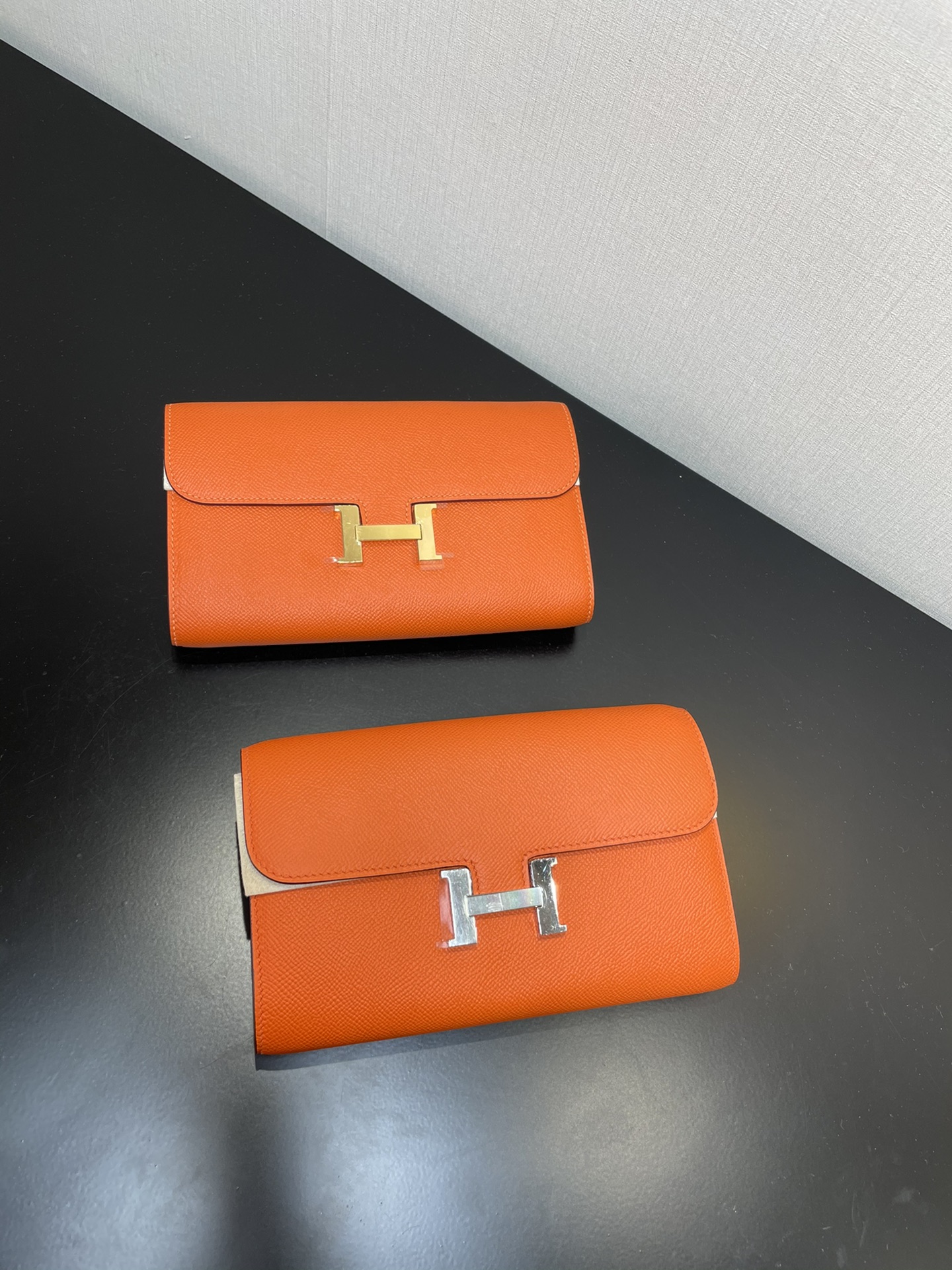 H**mes constance wallet on chain-epsom-20*13*2cm