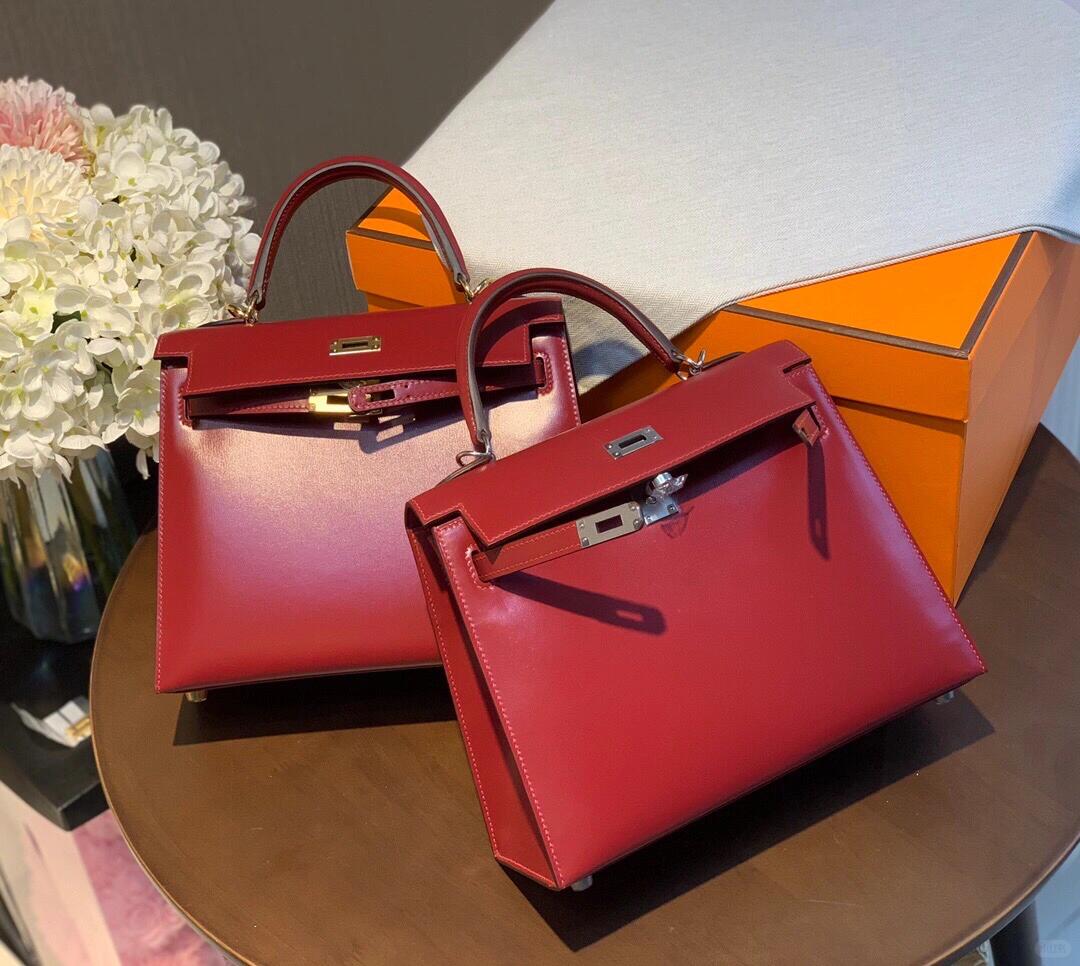 H**me5 kelly 25cm-box leather