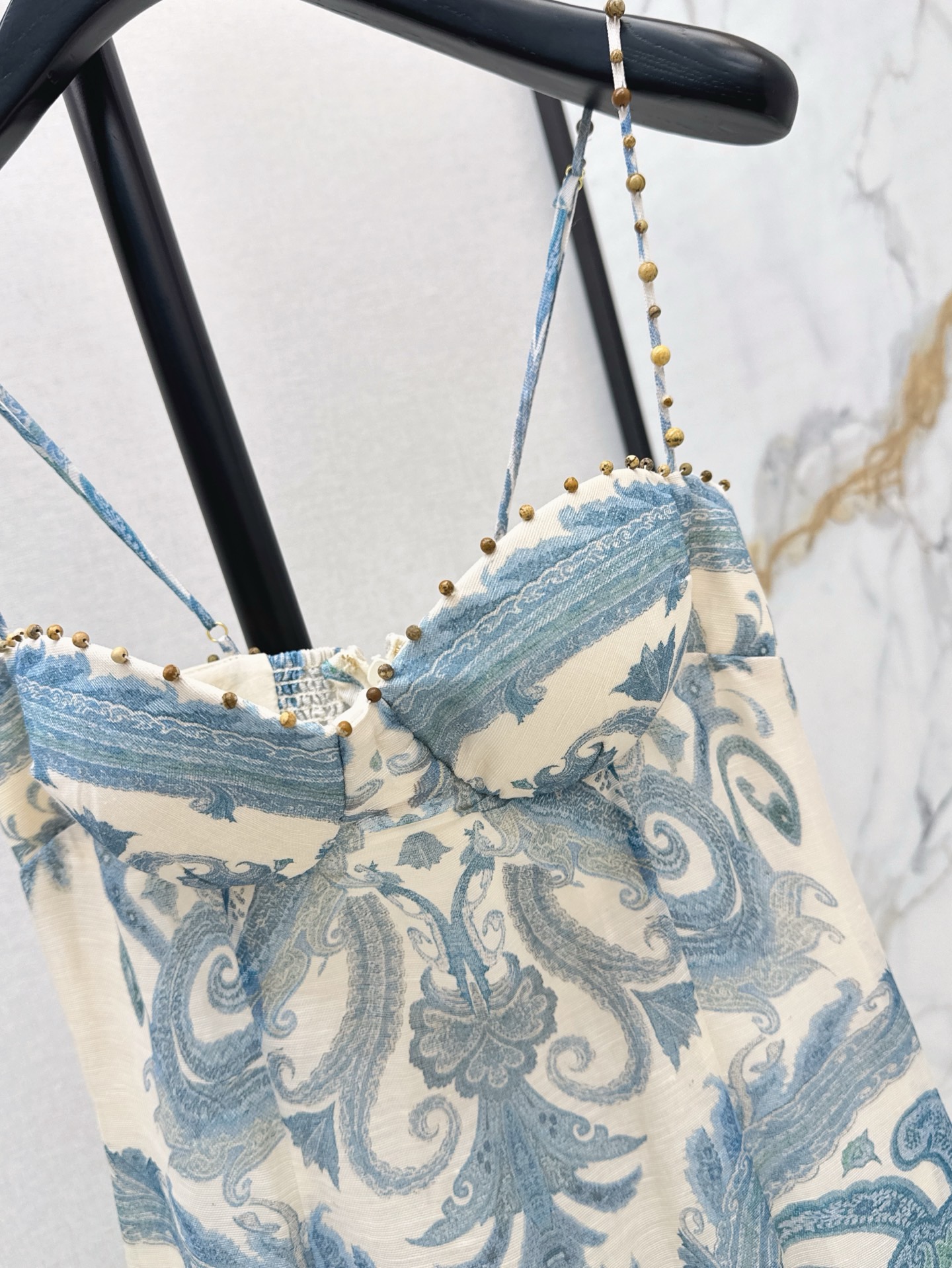 Zimmermann Illuminate Gown in Turquoise Paisley