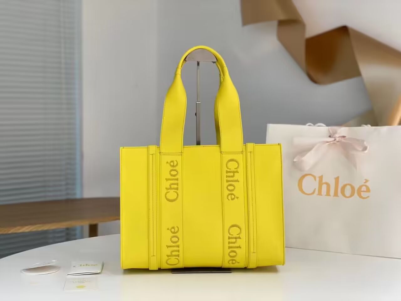 Chloe Woody Tote Bag