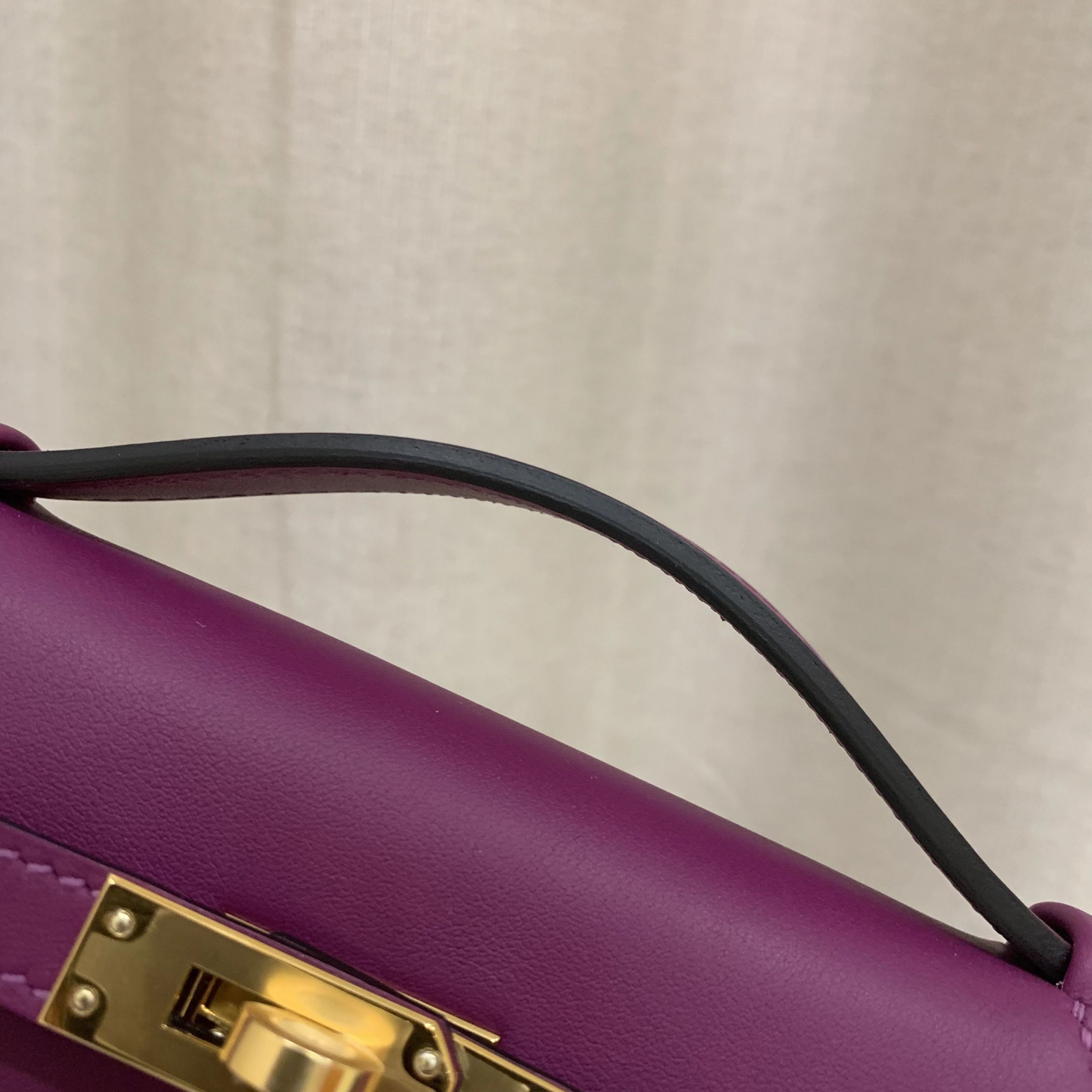 H**mes mini kelly pochette-swift -22cm