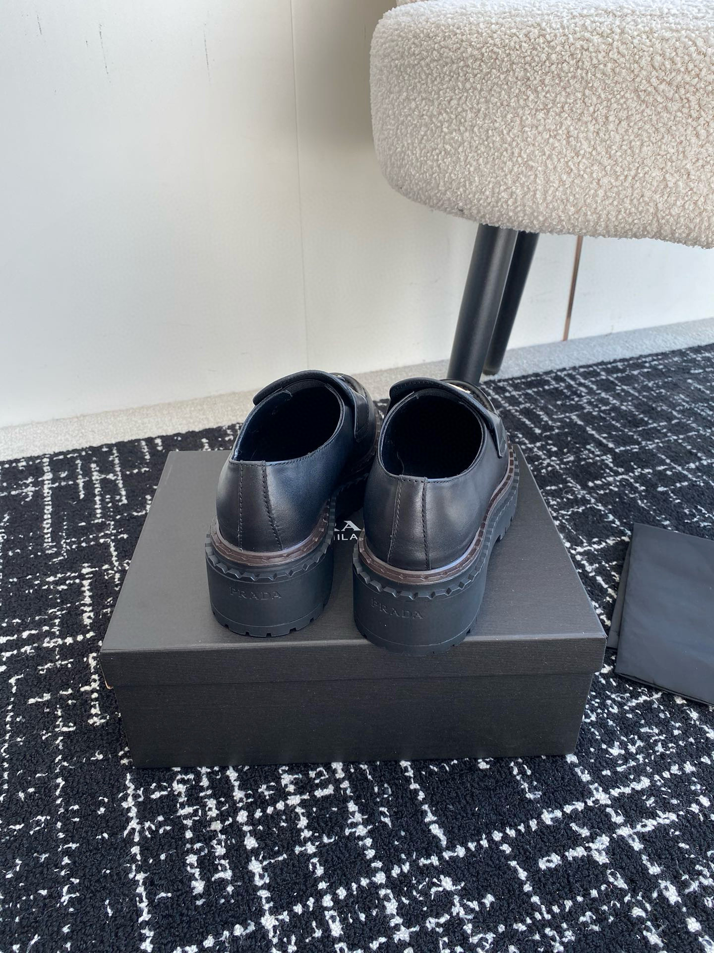 Pra*a loafers 2024ss-5cm