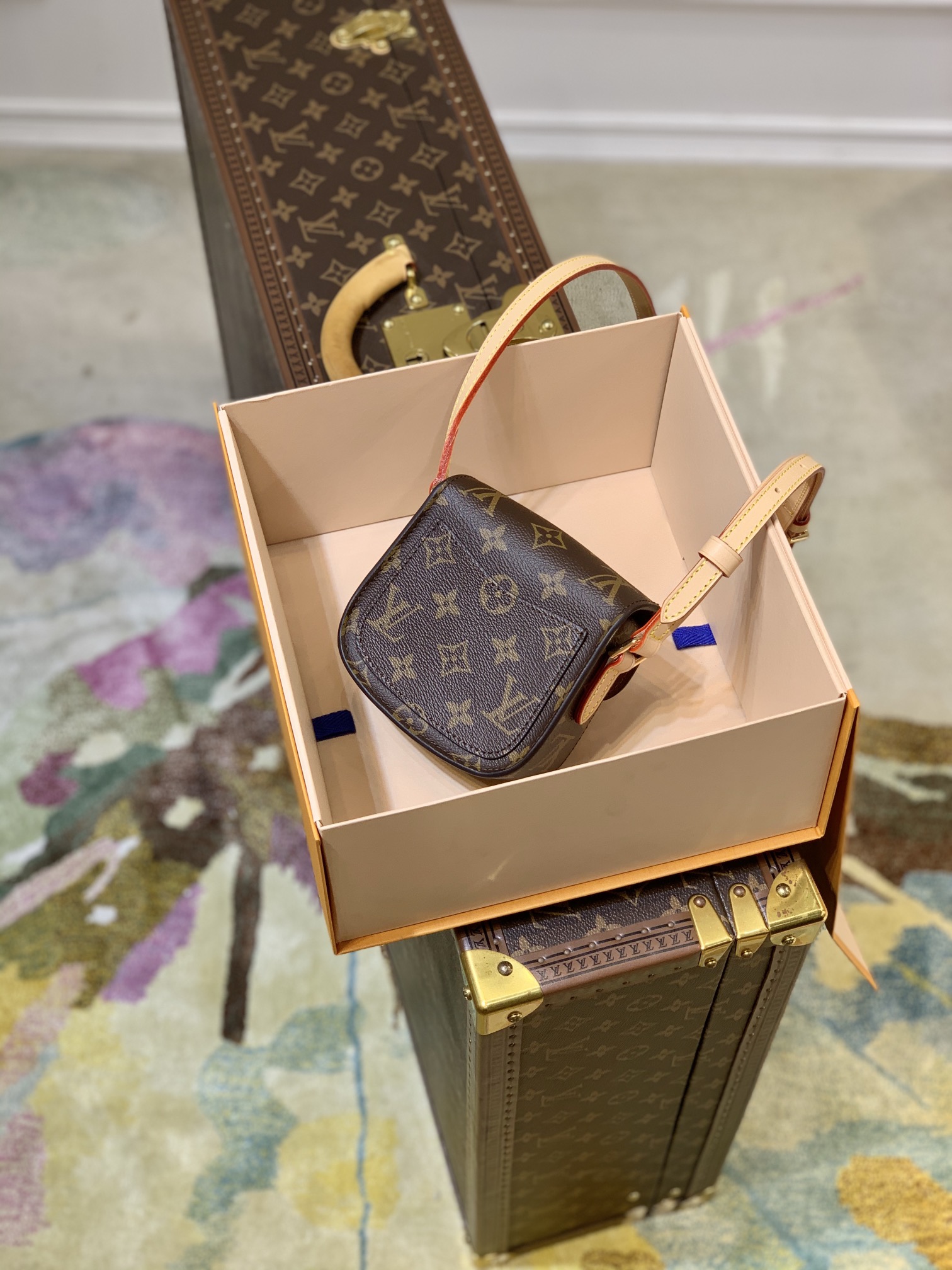 l0*is V*t0n vintage saint cloud handbags -m51245-13*6*11cm