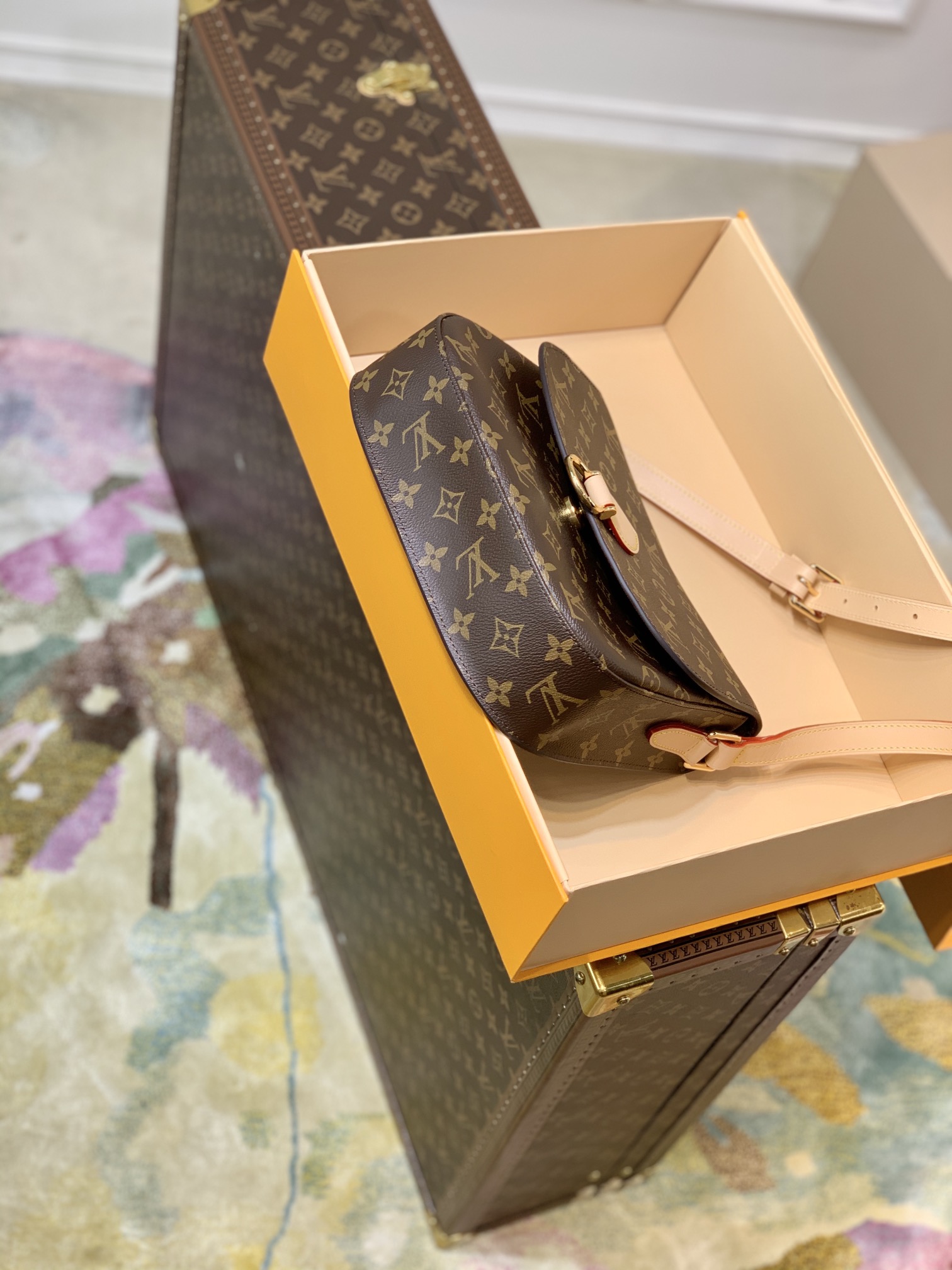 l0*is V*t0n vintage saint cloud handbags -m51245-26*7*21cm